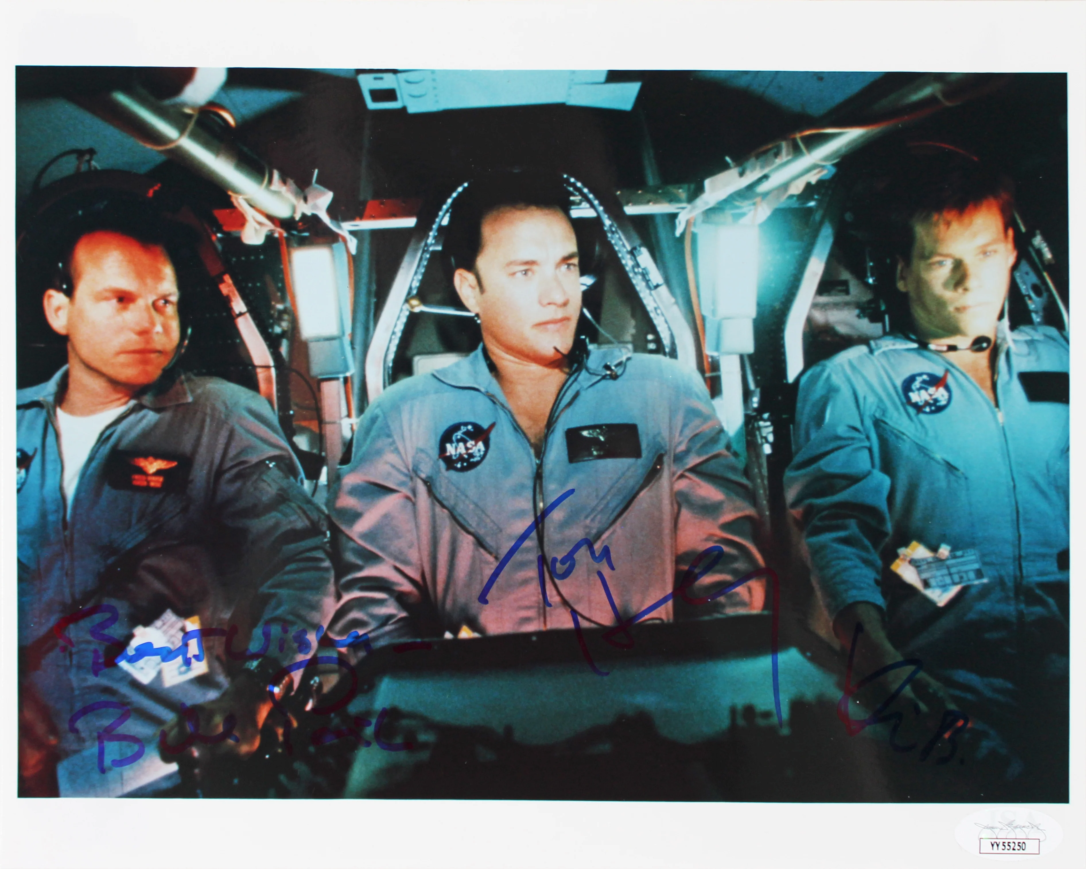Apollo 13 (3) Hanks, Paxton & Bacon Authentic Signed 8x10 Photo JSA #YY55250 - Image 2