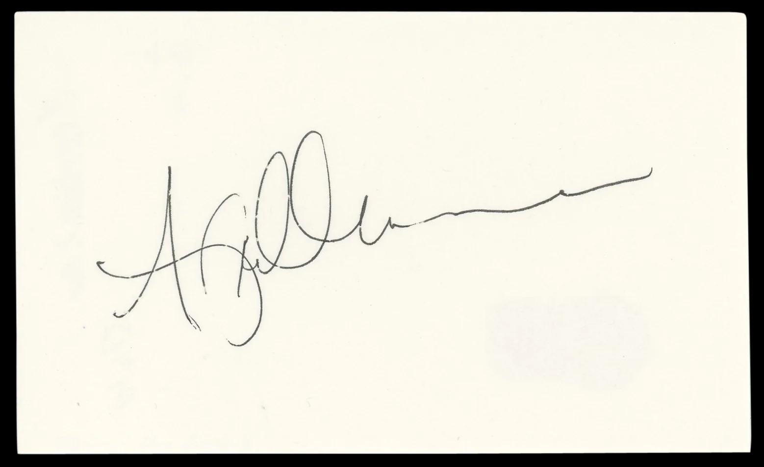 Apollonia Kotero Musician Signed 3x5 Index Card Autographed BAS #AD70401 - Image 2