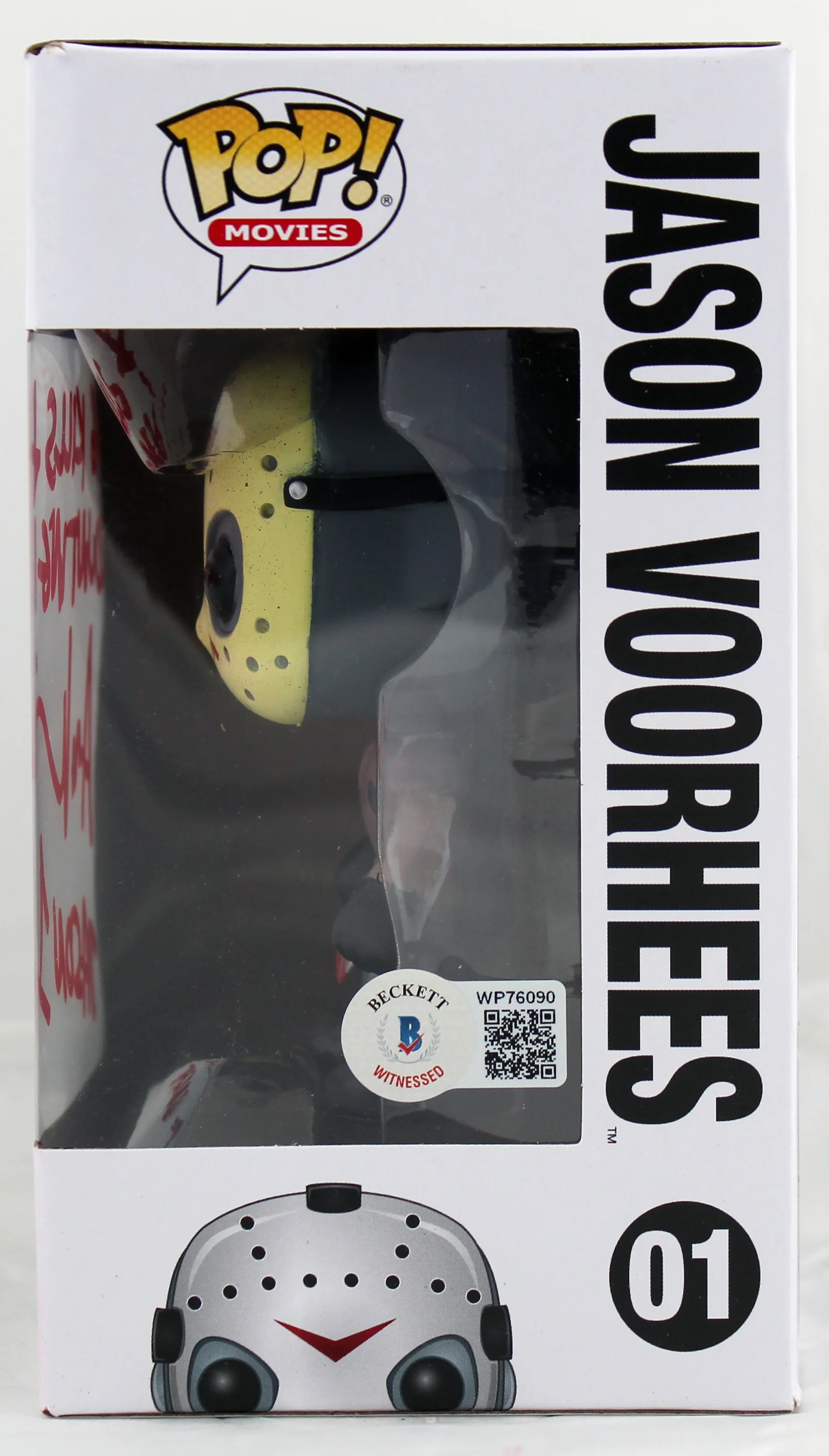 Ari Lehman "146 Kills & Counting" Signed Funko Pop Vinyl Figure W/ Red Sig BAS - Image 5