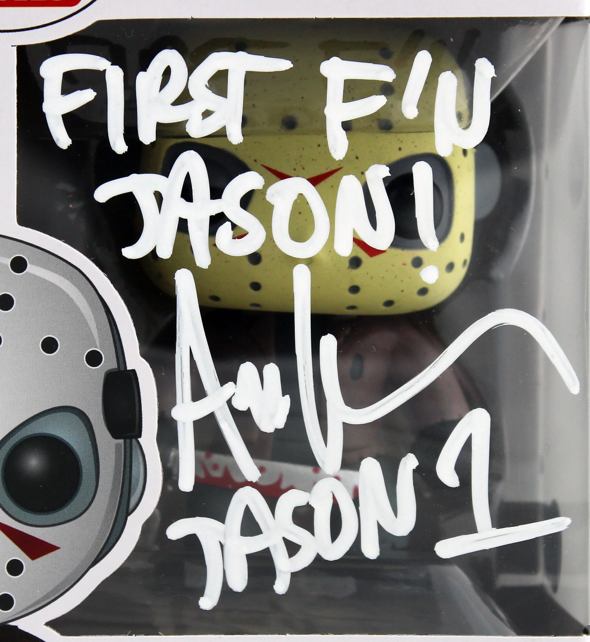 Ari Lehman "First F'n Jason" Signed Funko Pop Vinyl Figure W/ White Sig BAS - Image 3