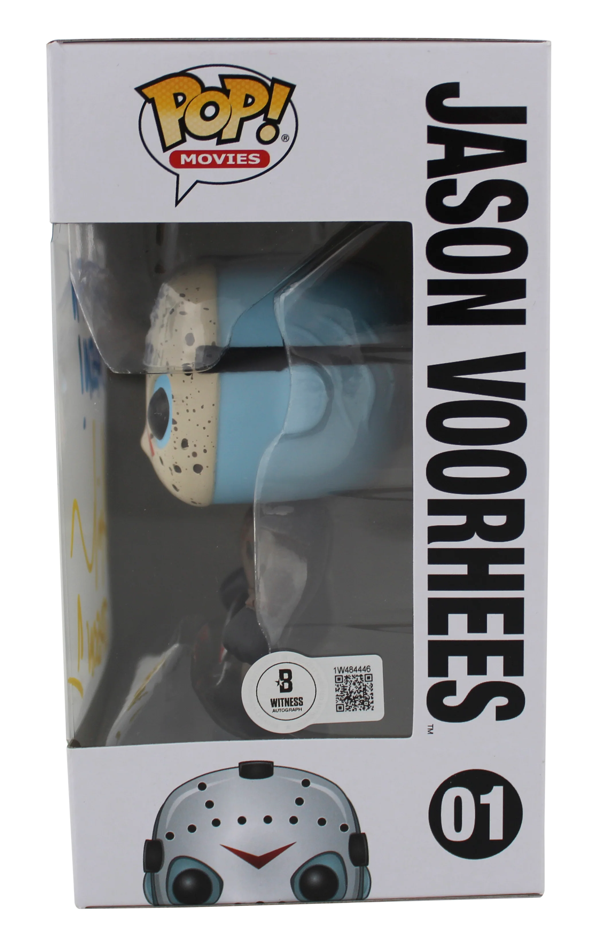 Ari Lehman "First F'n Jason" Signed Funko Pop Vinyl Figure w/ Yellow Sig BAS Wit - Image 4