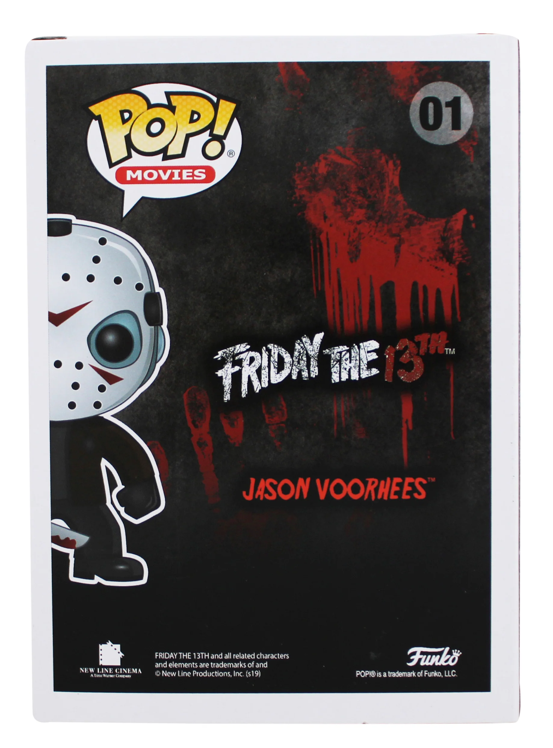 Ari Lehman "Jason 1" Signed #01 Funko Pop Vinyl Figure w/ Red Sig BAS Witnessed - Image 5