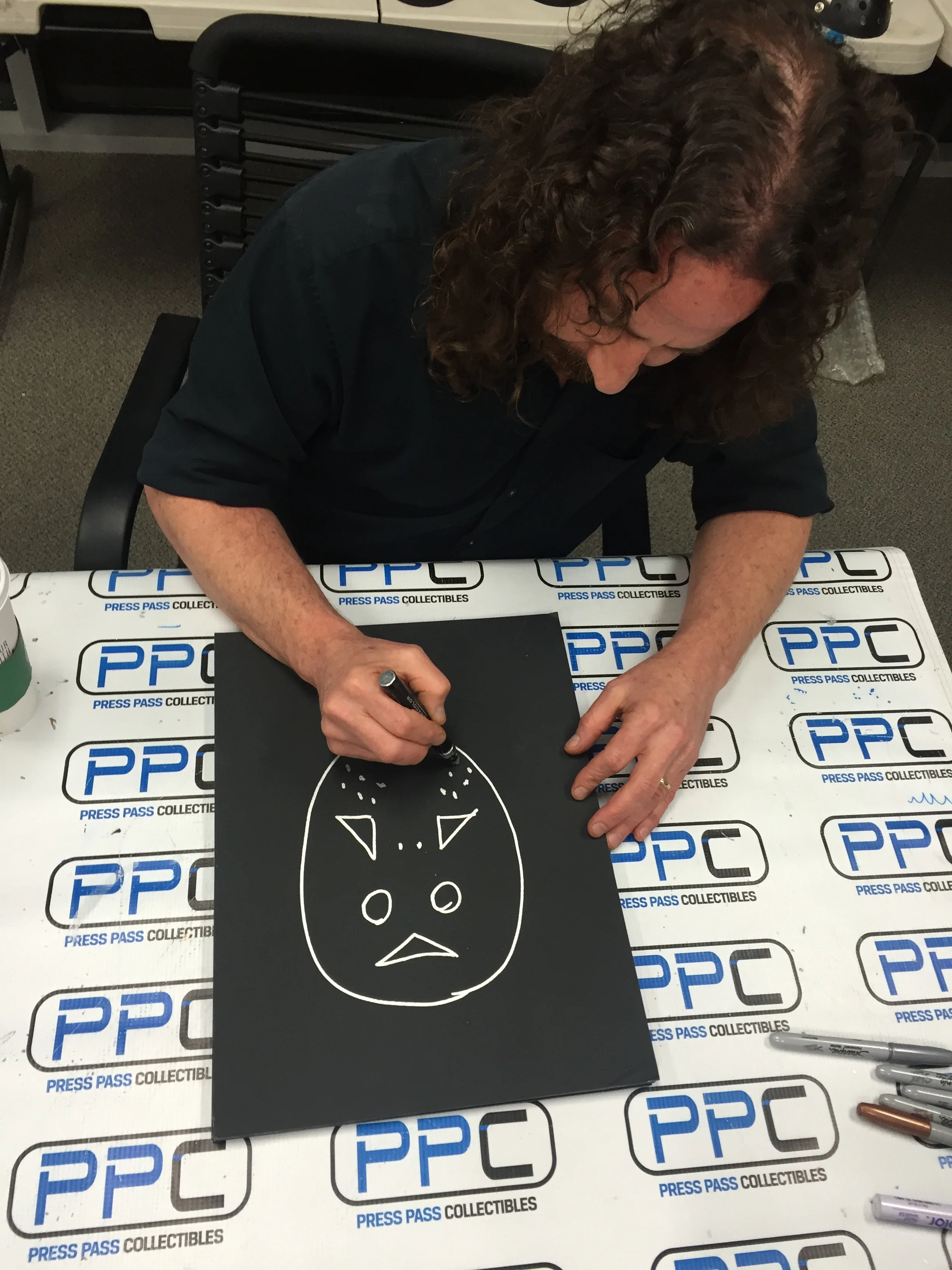 Ari Lehman "Jason" Signed Friday The 13th 11x14 Canvas Sketch PSA/DNA #AB33878 - Image 2