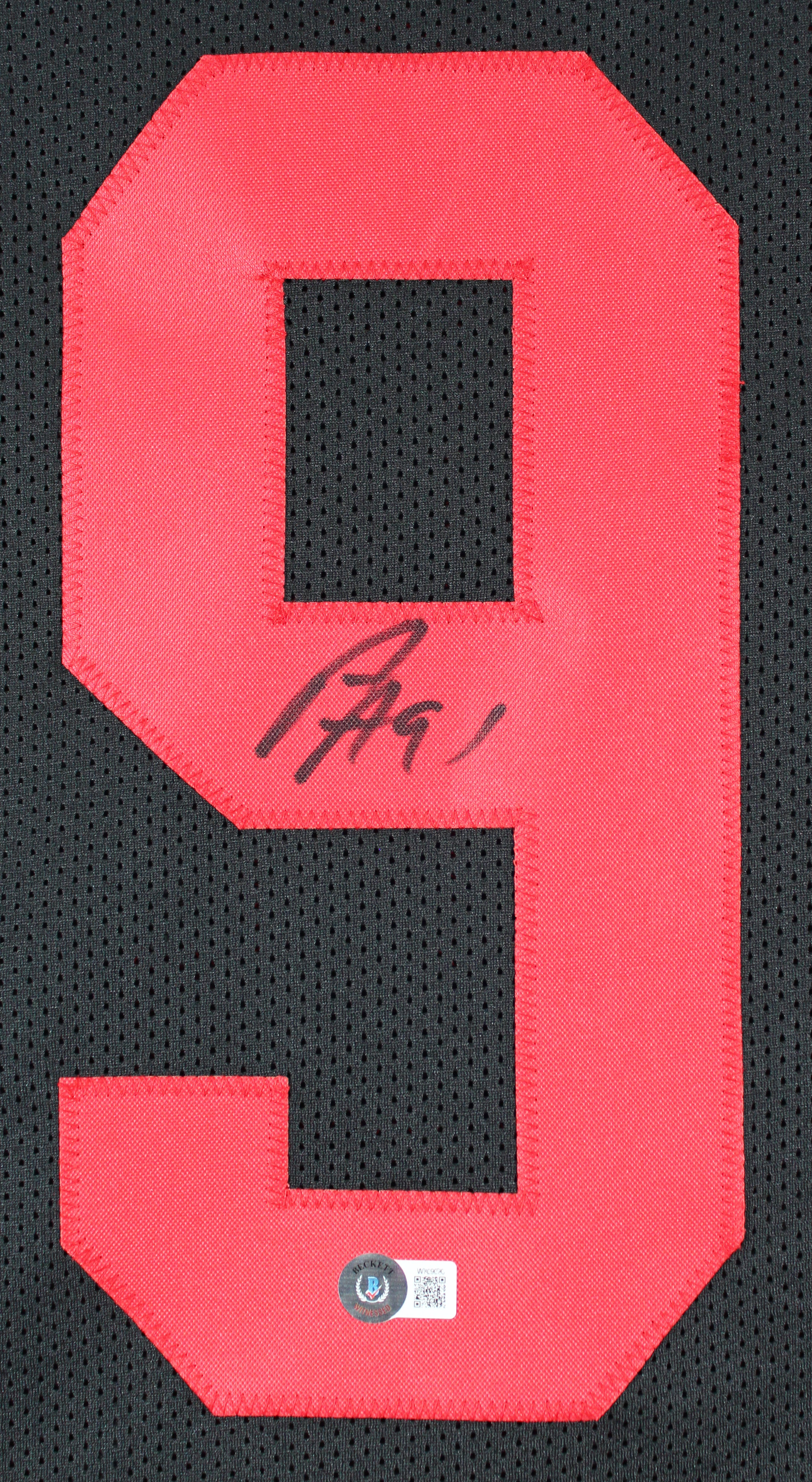 Arik Armstead Authentic Signed Black Pro Style Jersey BAS Witnessed - Image 3