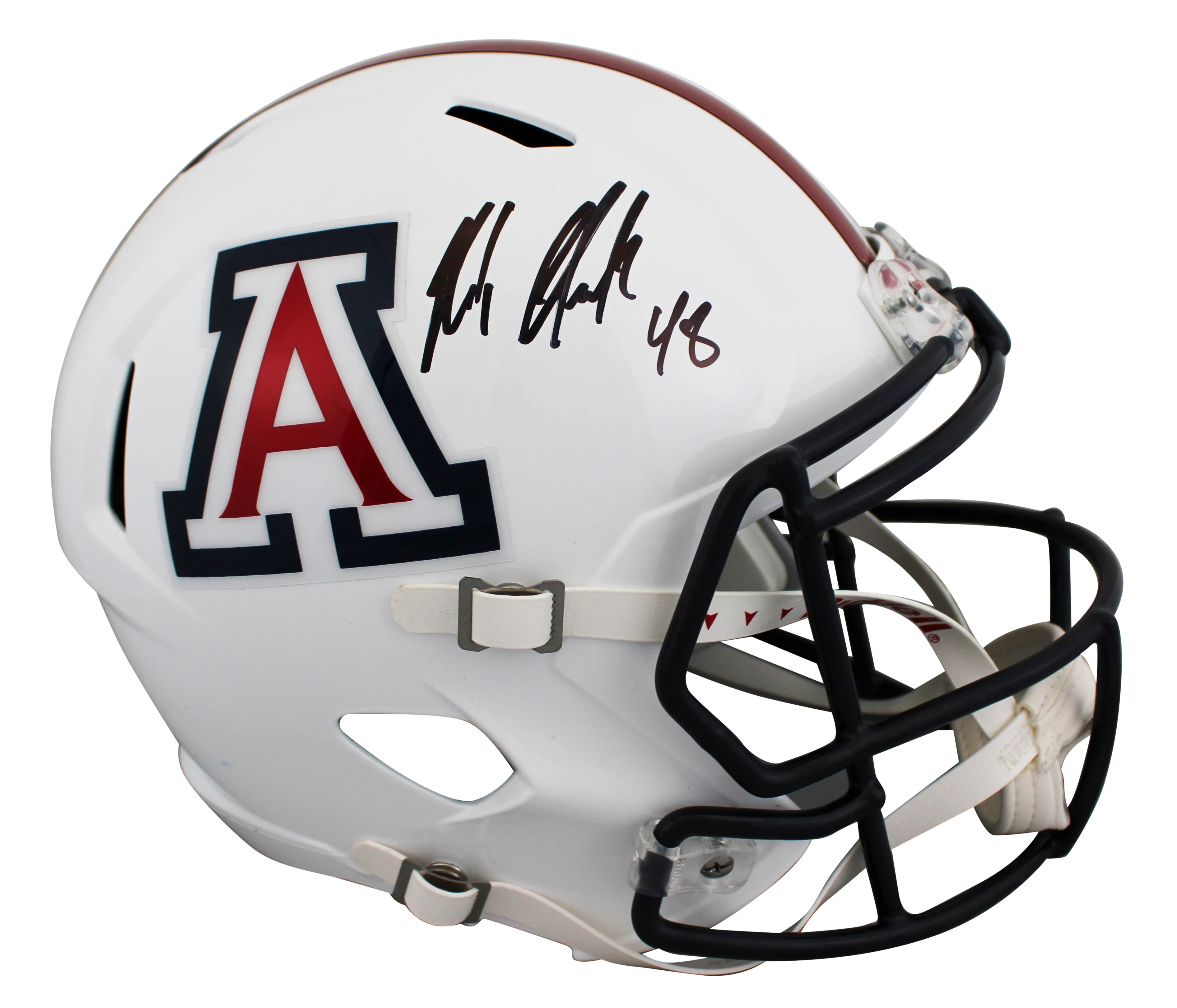 Arizona Rob Gronkowski Authentic Signed Full Size Speed Rep Helmet BAS Witnessed - Image 2