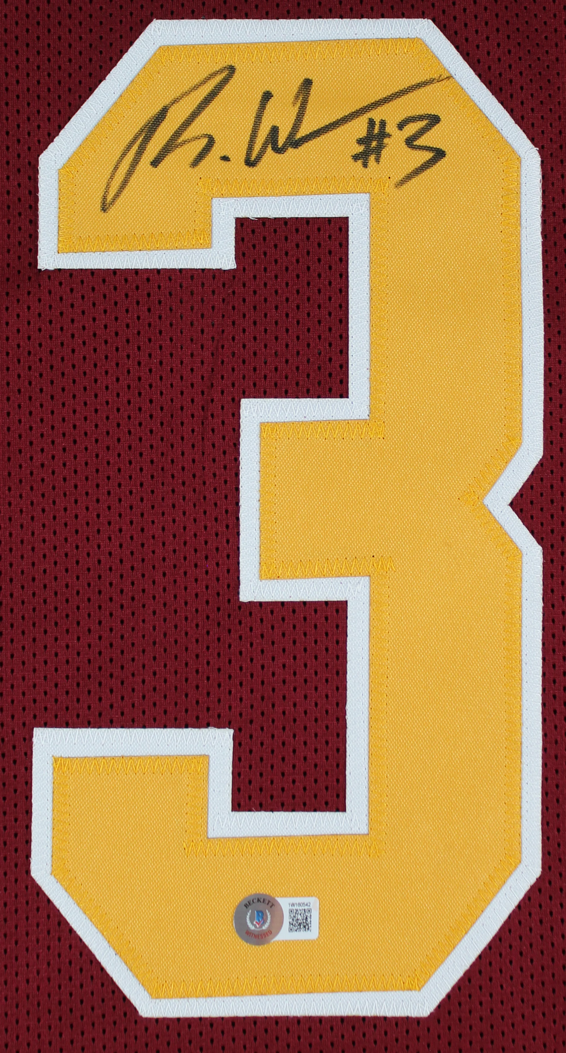 Arizona State Rachaad White Authentic Signed Maroon Pro Style Jersey BAS Witness - Image 3