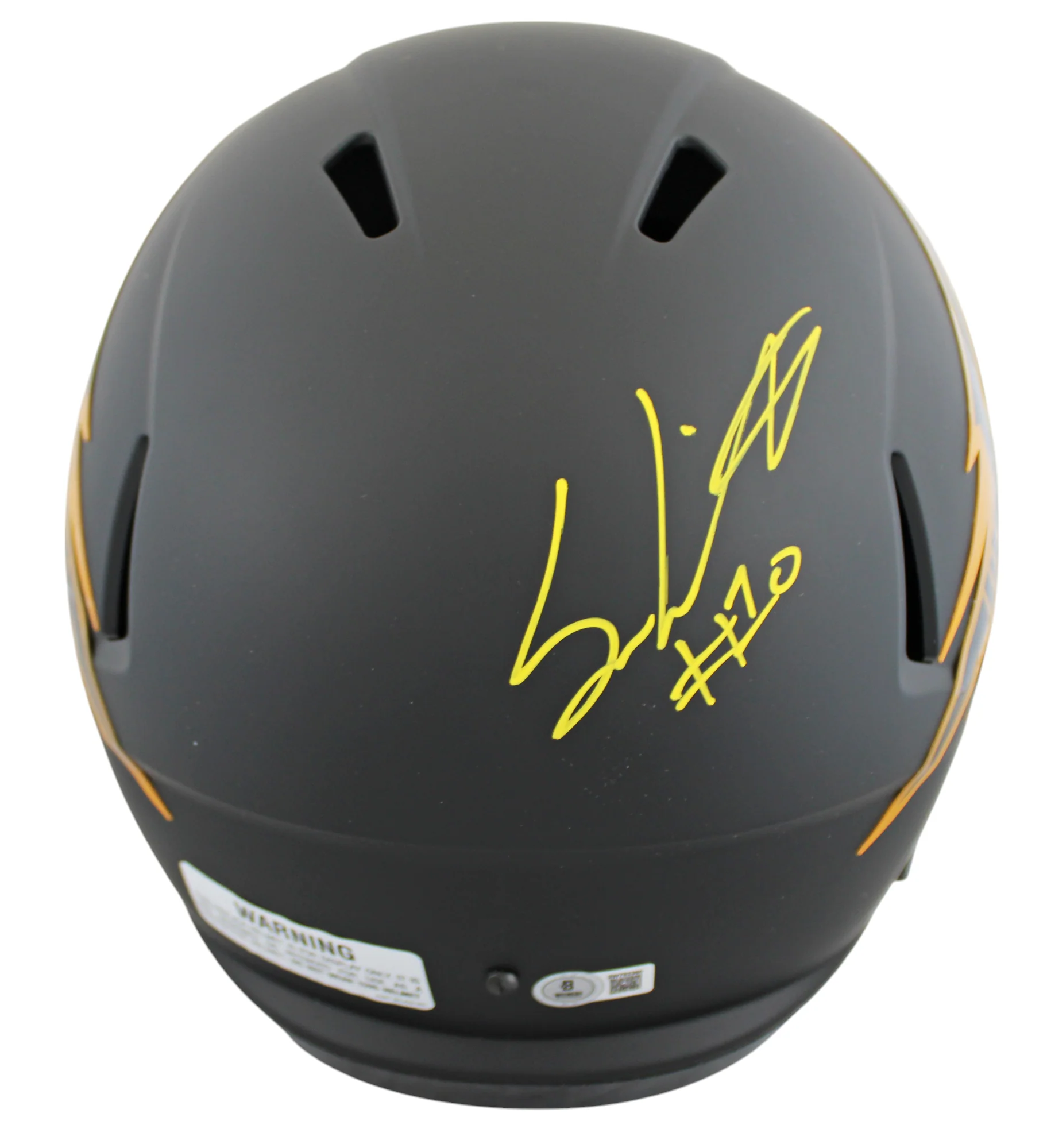 Arizona State Sam Leavitt Signed Black Full Size Speed Rep Helmet W/ Case BAS W - Image 6
