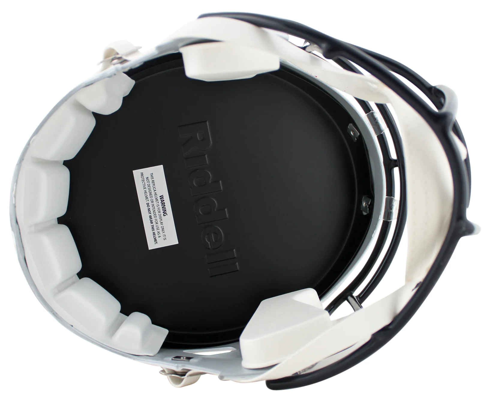 Arizona Tedy Bruschi Signed White Full Size Speed Rep Helmet BAS Witnessed - Image 4