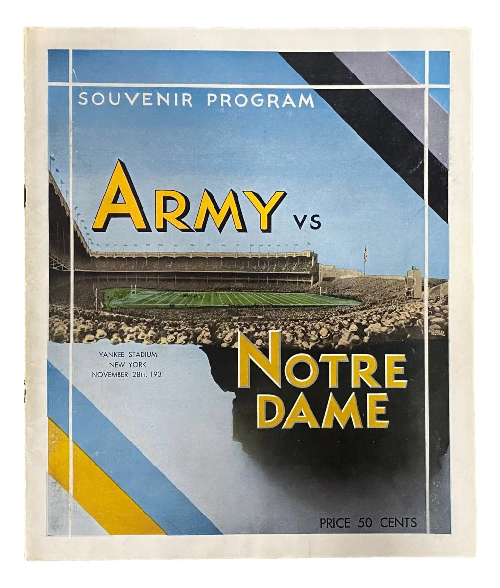 Army vs Notre Dame November 28 1931 Official Game Program - Image 4