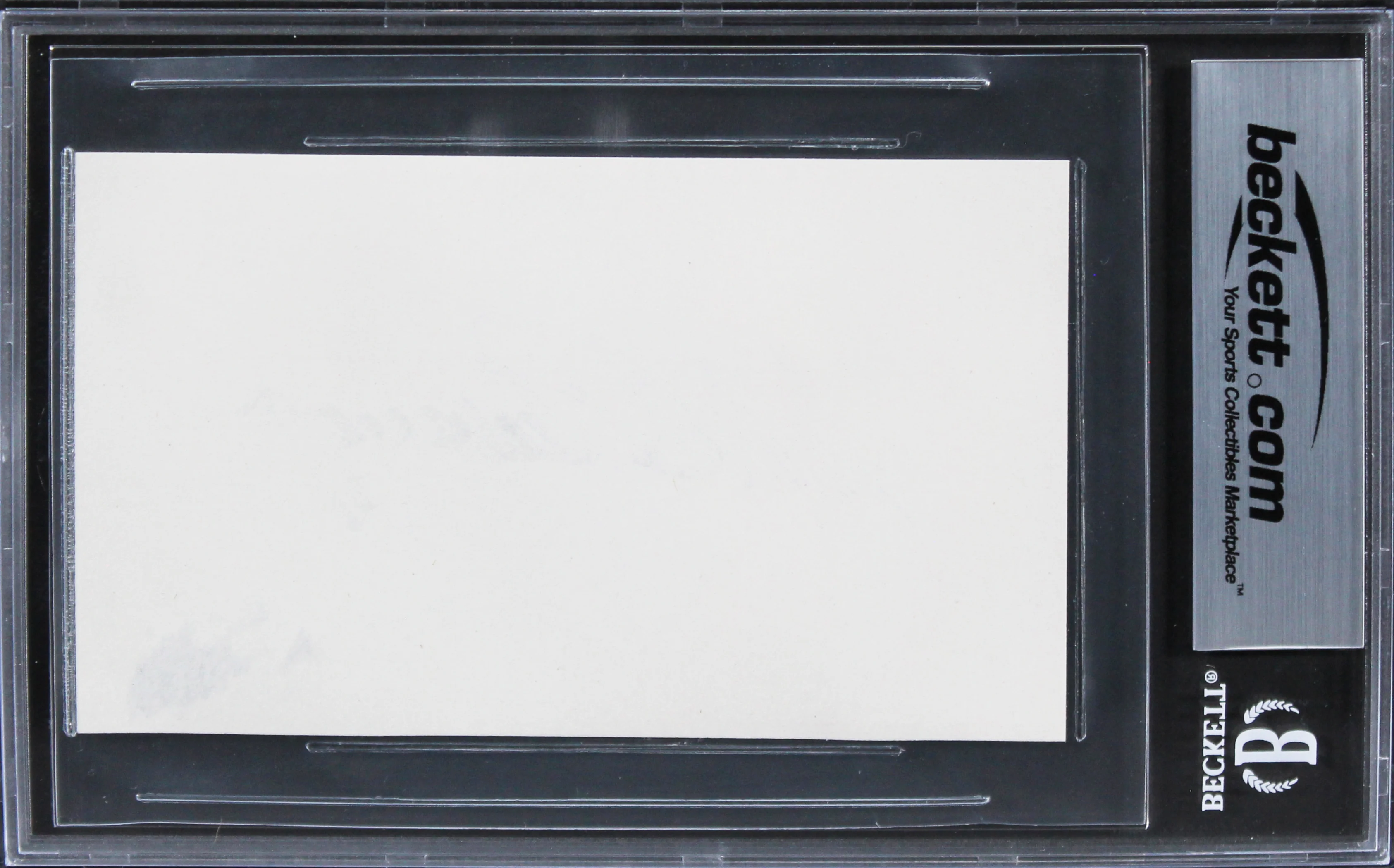 Arnold Schwarzenegger Terminator Authentic Signed 3x5 Index Card BAS Slabbed 1 - Image 3