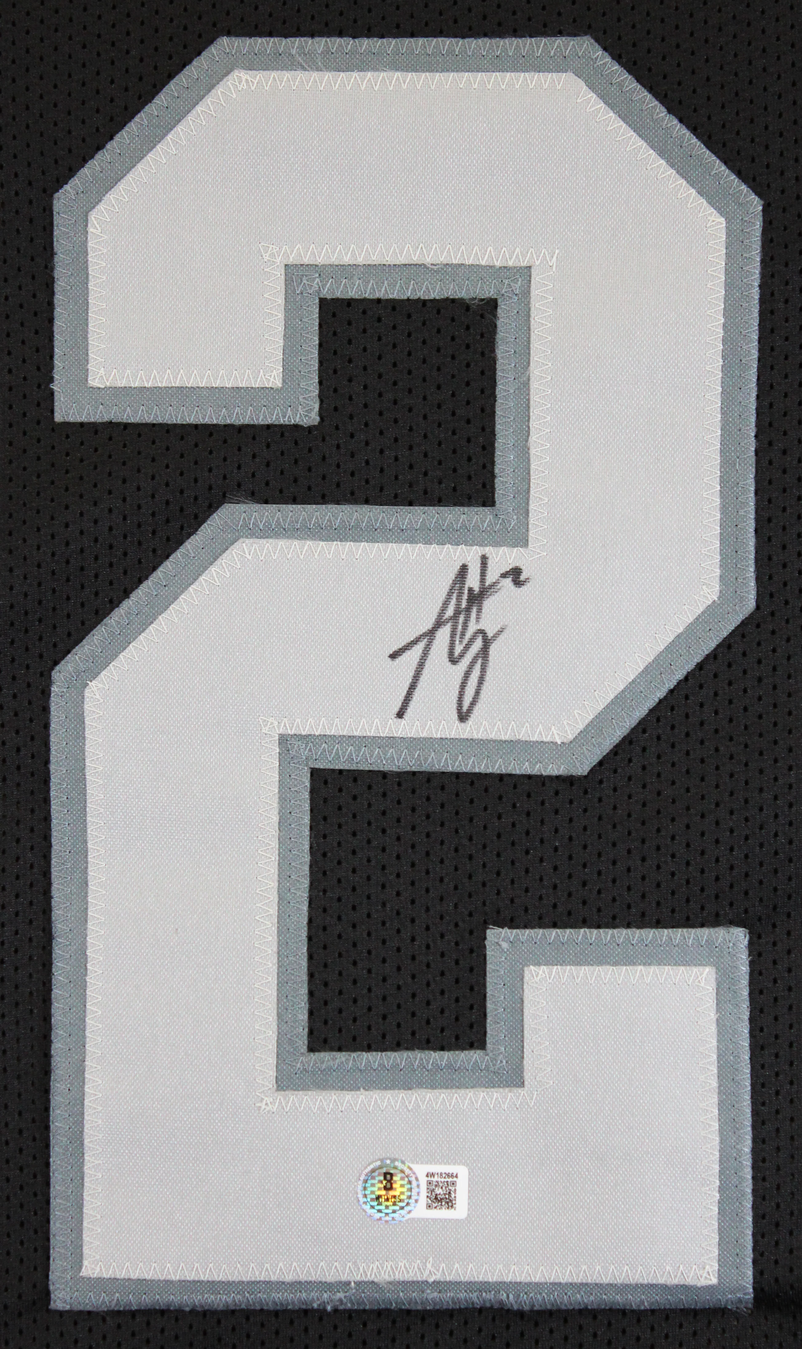 Ashton Jeanty Authentic Signed Black Pro Style Jersey Autographed BAS Witness 2 - Image 3