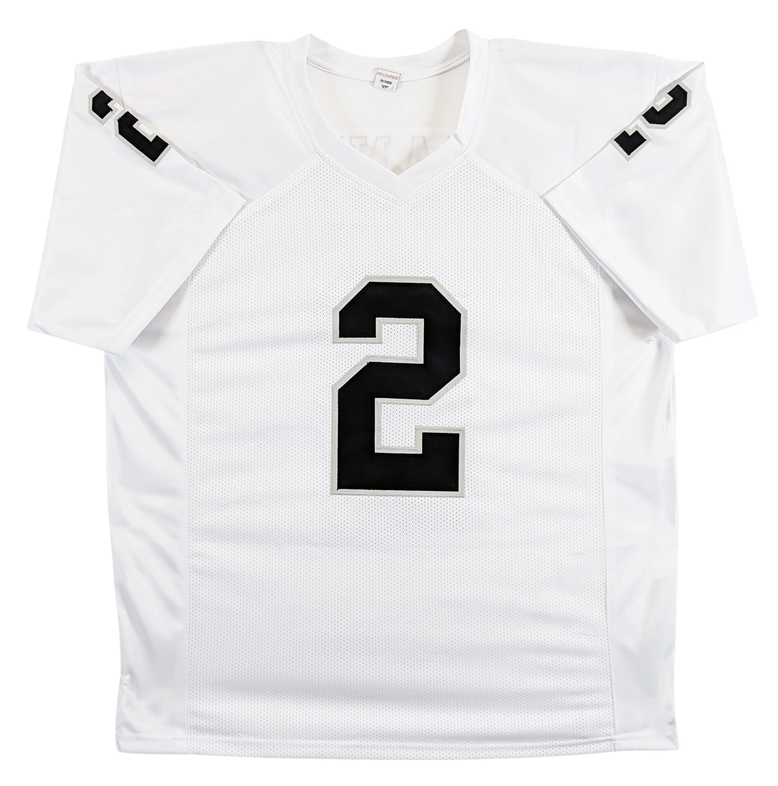 Ashton Jeanty Authentic Signed White Pro Style Jersey Autographed BAS Witnessed - Image 4
