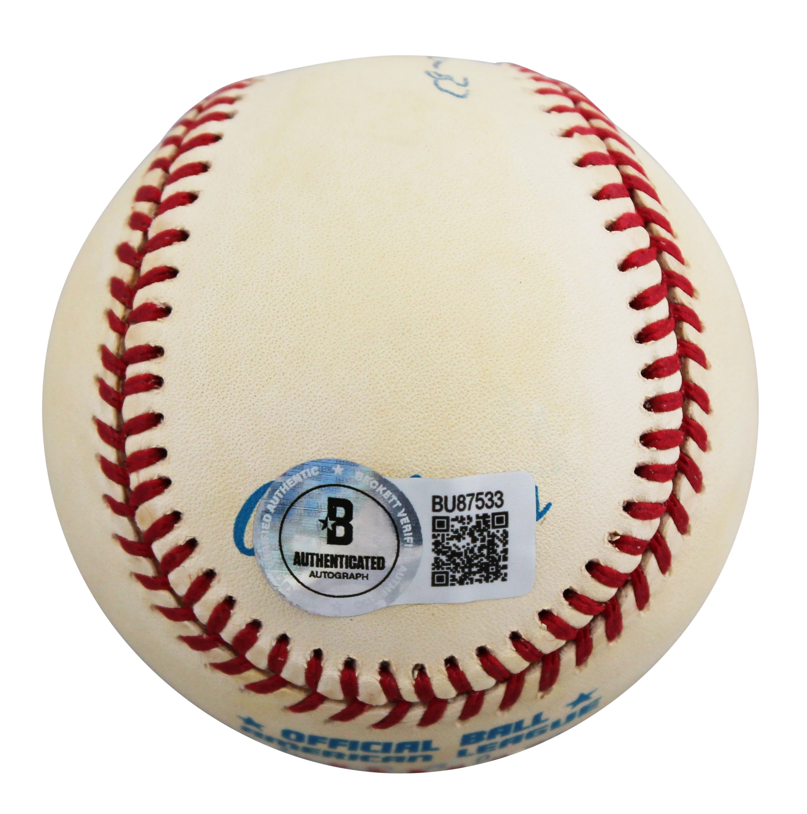 Athletics Jose Canseco "88 MVP" Signed Gene Budig OAL Baseball BAS #BU87533 - Image 5