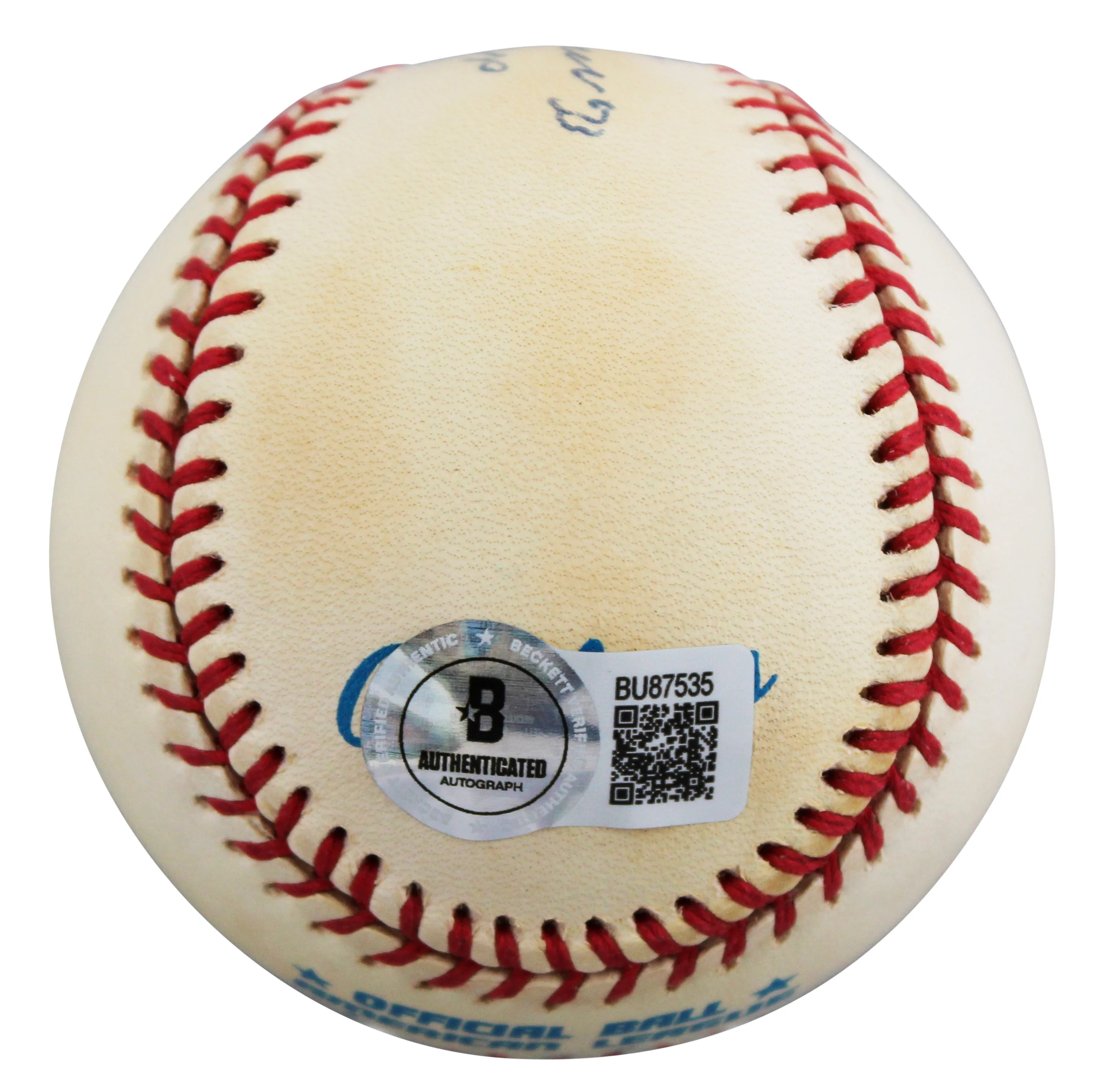 Athletics Jose Canseco "88 MVP" Signed Gene Budig OAL Baseball BAS #BU87535 - Image 5