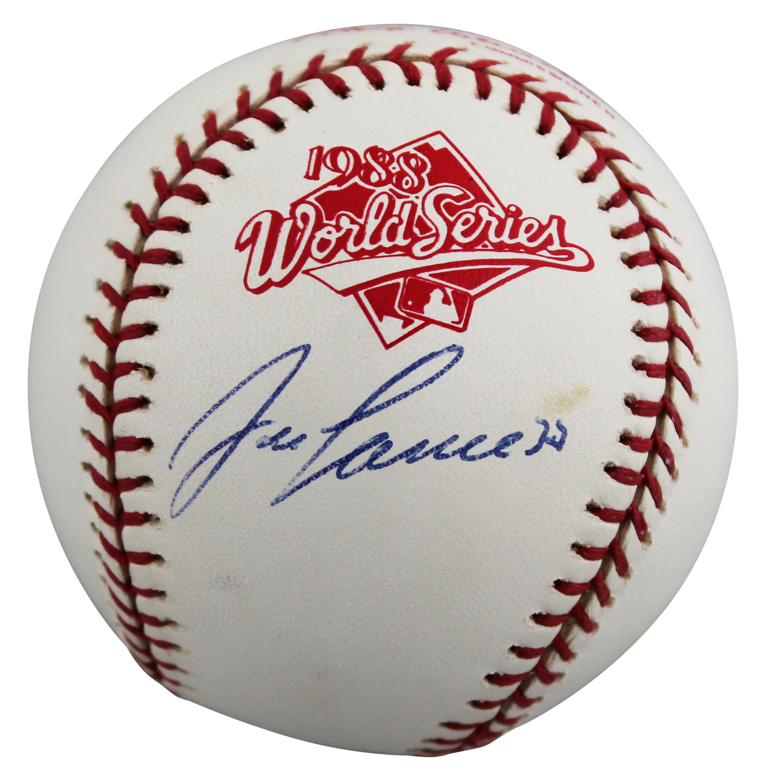Athletics Jose Canseco Authentic Signed 1988 WS Logo OML Baseball BAS #BU87529 - Image 3