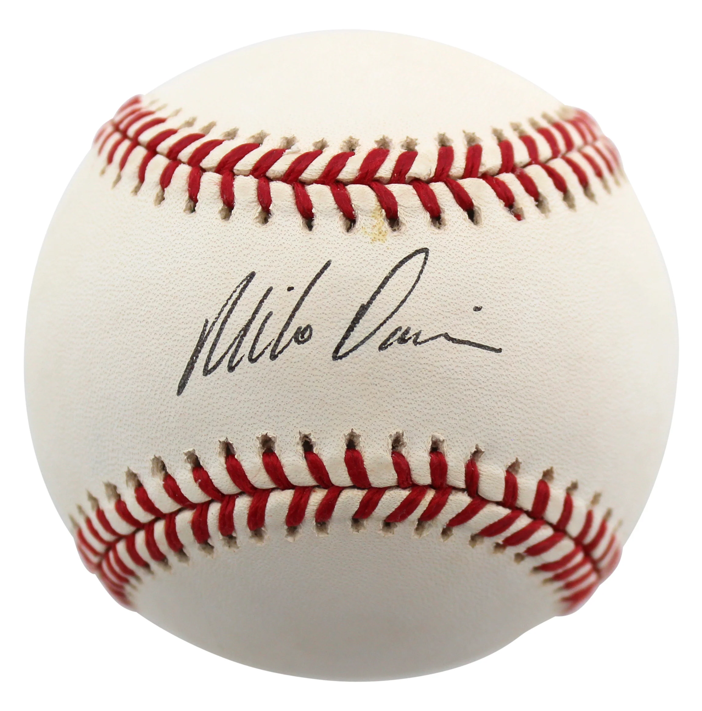 Athletics Mike Davis Authentic Signed Bobby Brown Oal Baseball w/ Case BAS - Image 3
