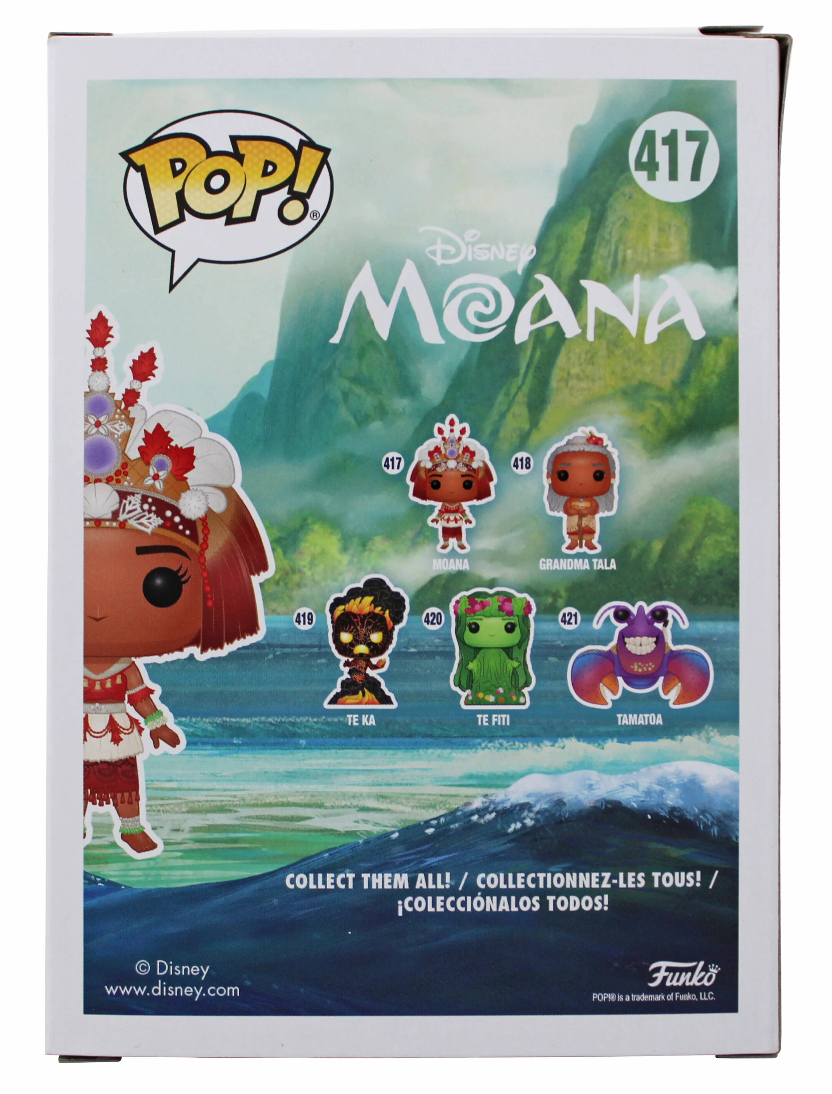 Aulii Cravalho Moana Authentic Signed #417 Funko Pop Vinyl Figure BAS - Image 5