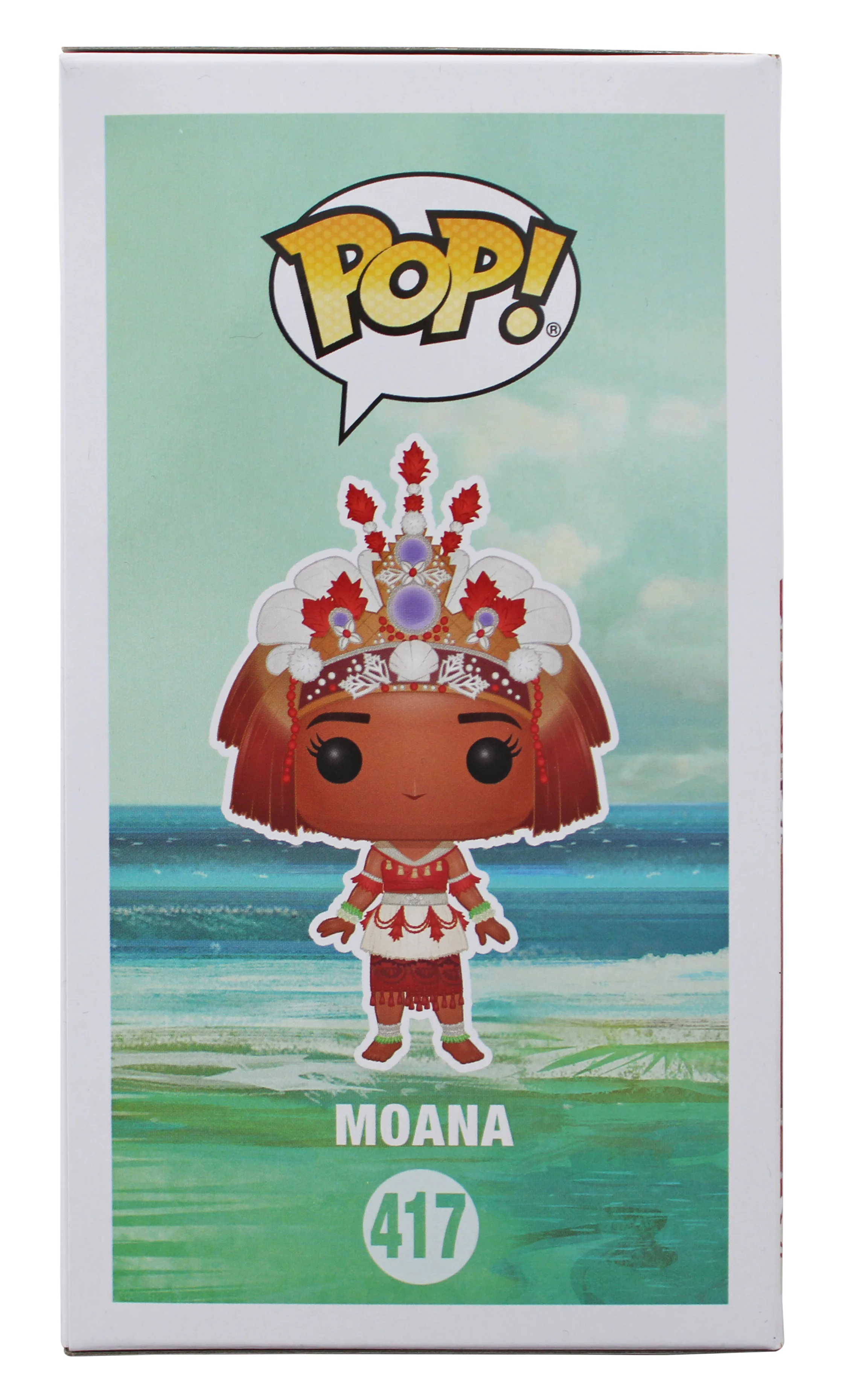 Aulii Cravalho Moana Authentic Signed #417 Funko Pop Vinyl Figure BAS - Image 6