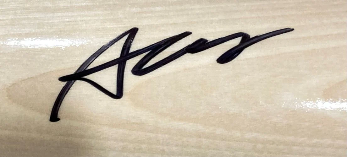 Austin Wells New York Yankees Signed Tan Rawlings Pro Baseball Bat Fanatics - Image 2
