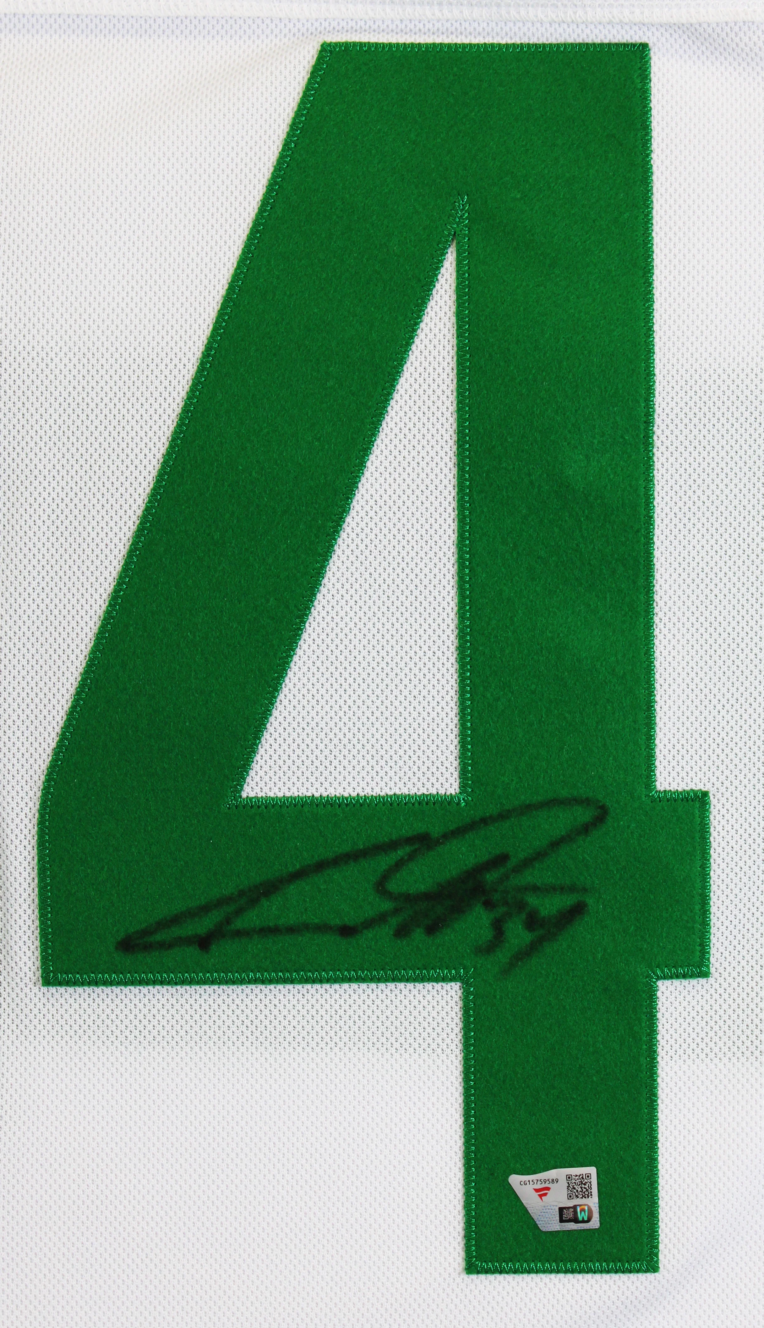 Auston Matthews Signed White Shamrock Series Auth Jersey w/ Fight Strap Fanatics - Image 4