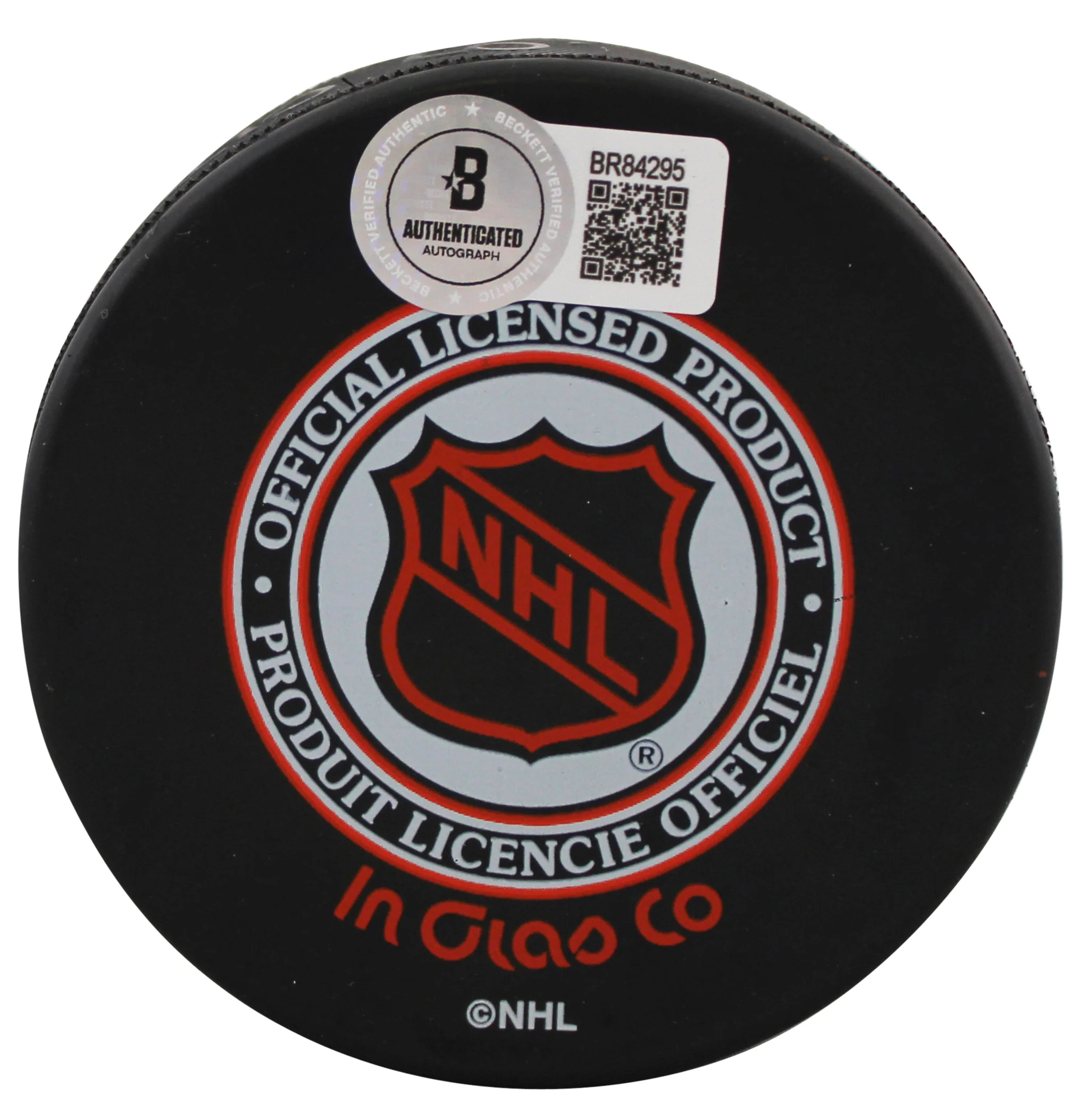Avalanche Peter Forsberg Authentic Signed Official NHL Hockey Puck BAS #BR84295 - Image 4