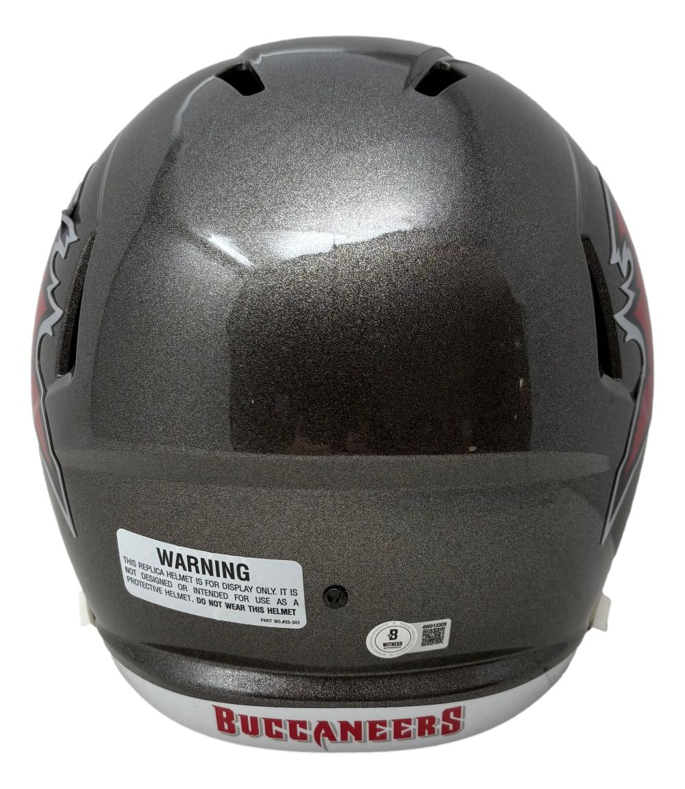 Baker Mayfield Signed Tampa Bay Buccaneers Full Size Replica Helmet BAS - Image 3