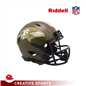 Baltimore Ravens 2022 Salute to Service Riddell Speed Mini Helmet - Image 5