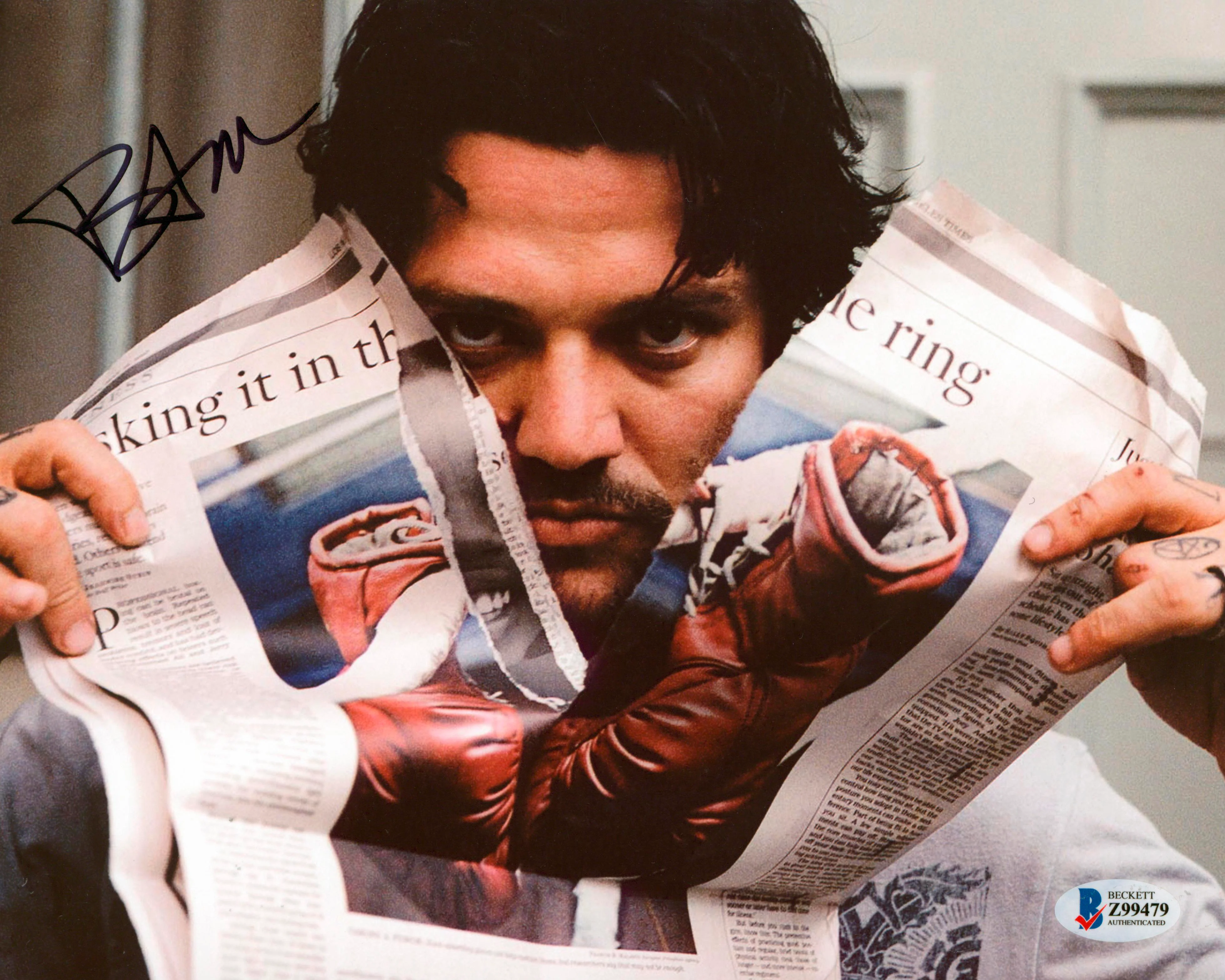 Bam Margera Jackass Authentic Signed 8x10 Photo Autographed BAS #Z99479 - Image 2