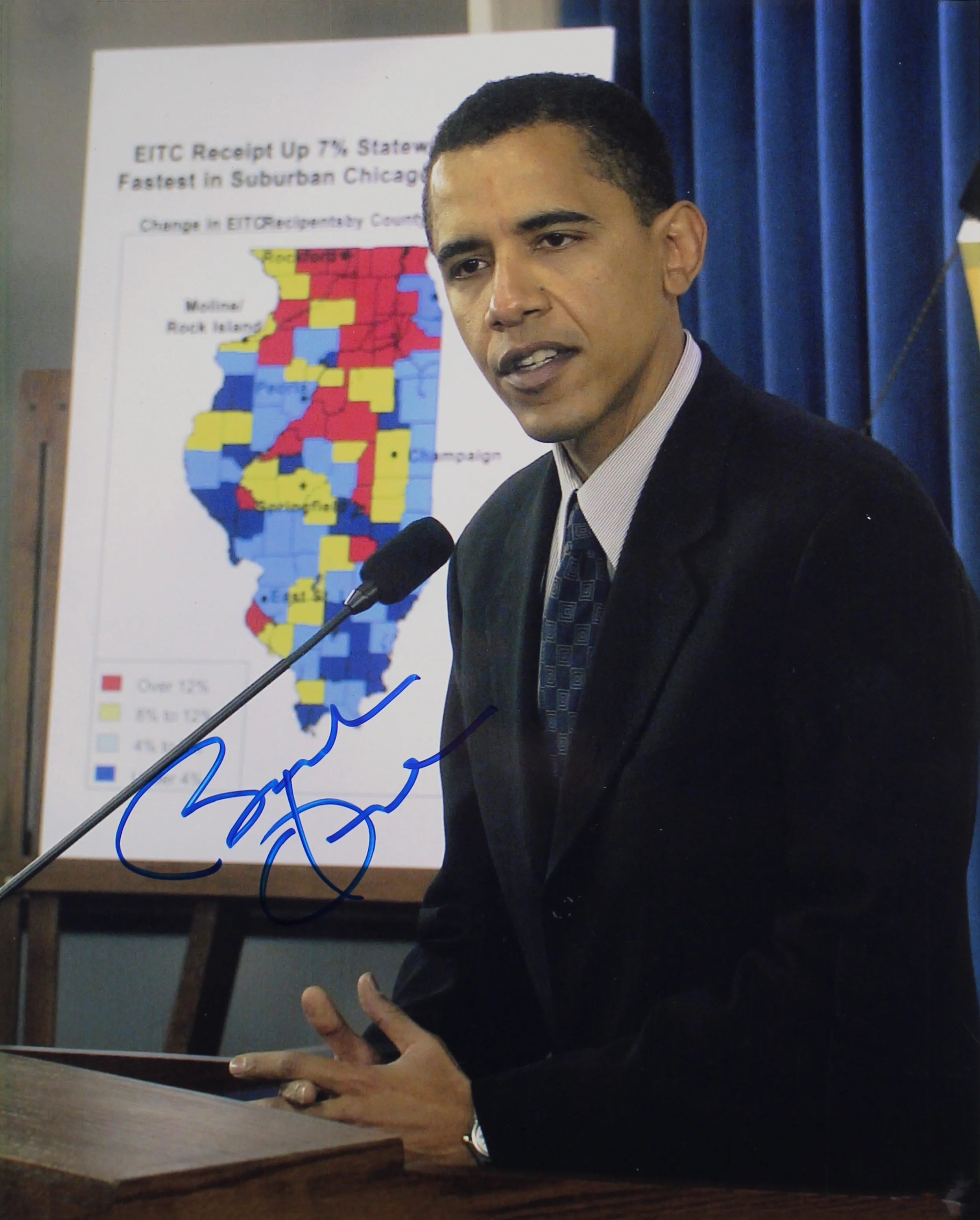 Barack Obama President Authentic Signed 8x10 Photo Autographed JSA #Z90123 - Image 2