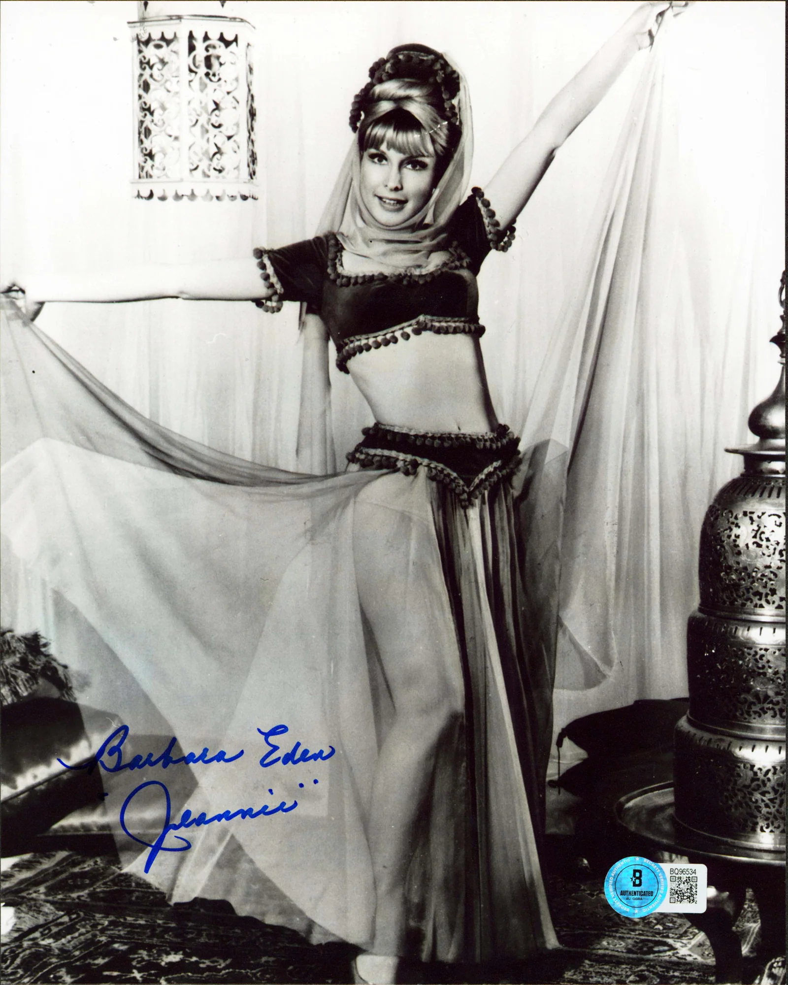 Barbara Eden I Dream of Jeannie "Jeannie" Signed 8x10 Photo BAS #BQ96534 - Image 2