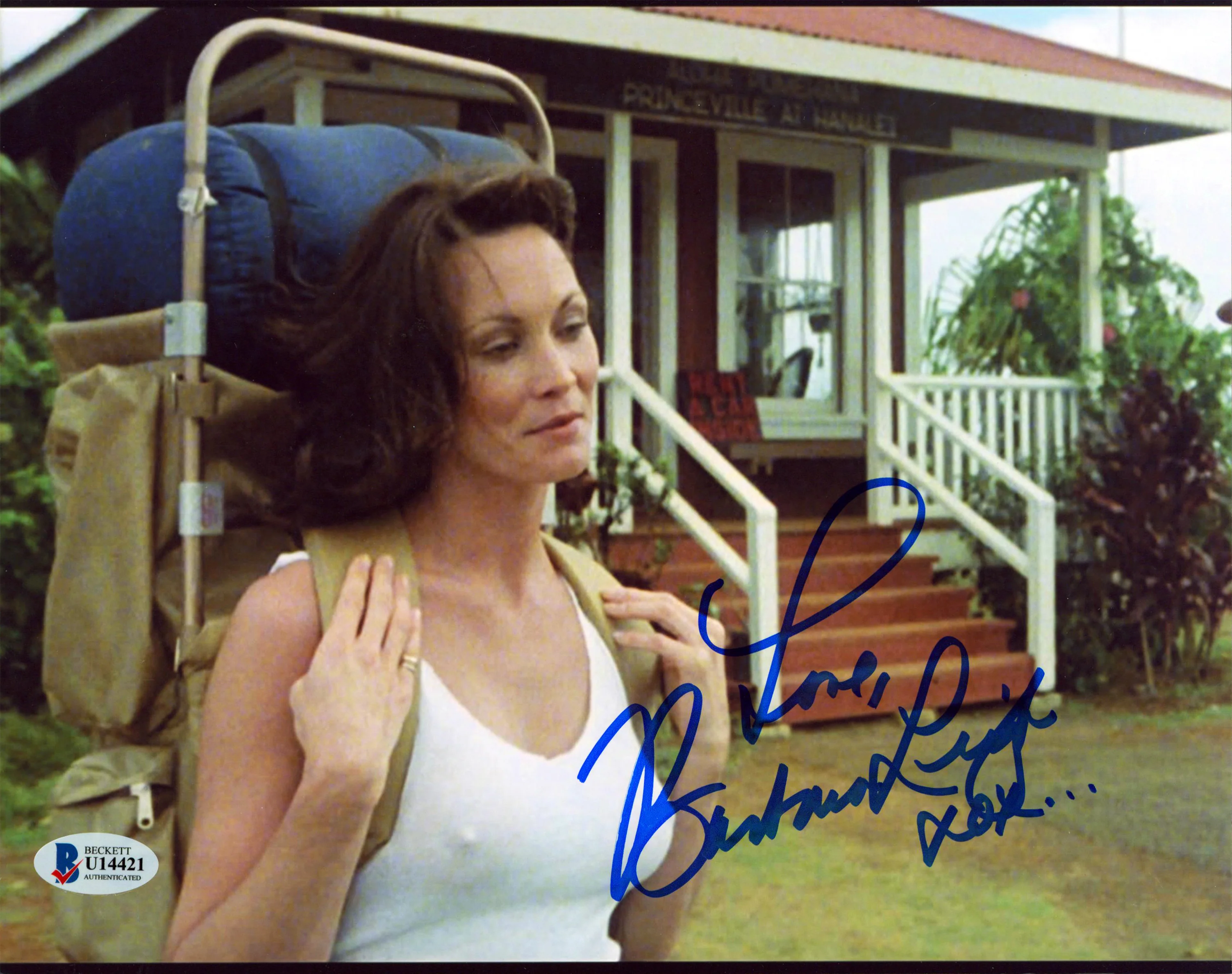 Barbara Leigh Vampirella "Love XO" Authentic Signed 8x10 Sexy Photo BAS #U14421 - Image 2