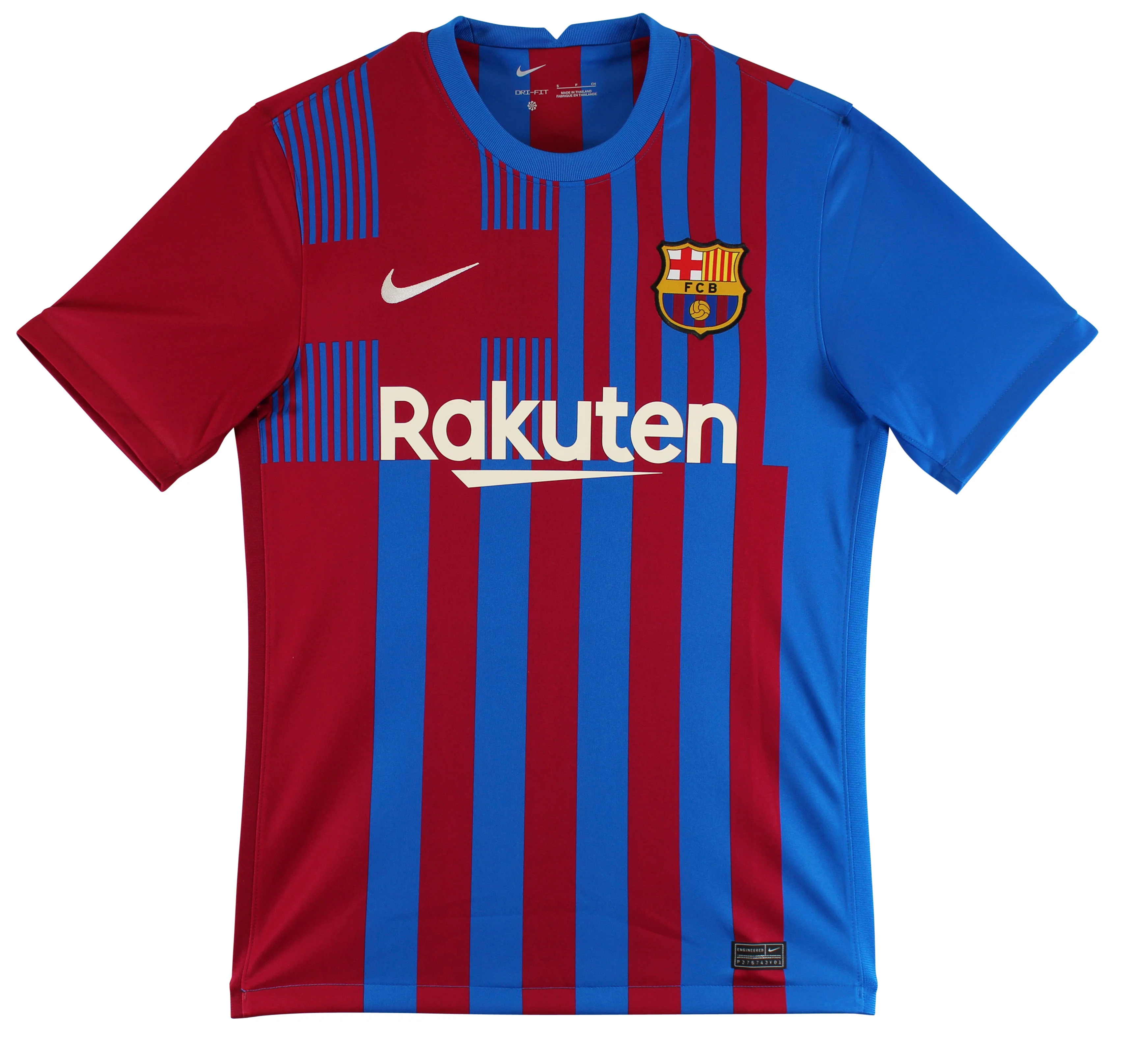 Barcelona Sergio Aguero Authentic Signed Blue & Red Nike Jersey Autographed BAS - Image 4