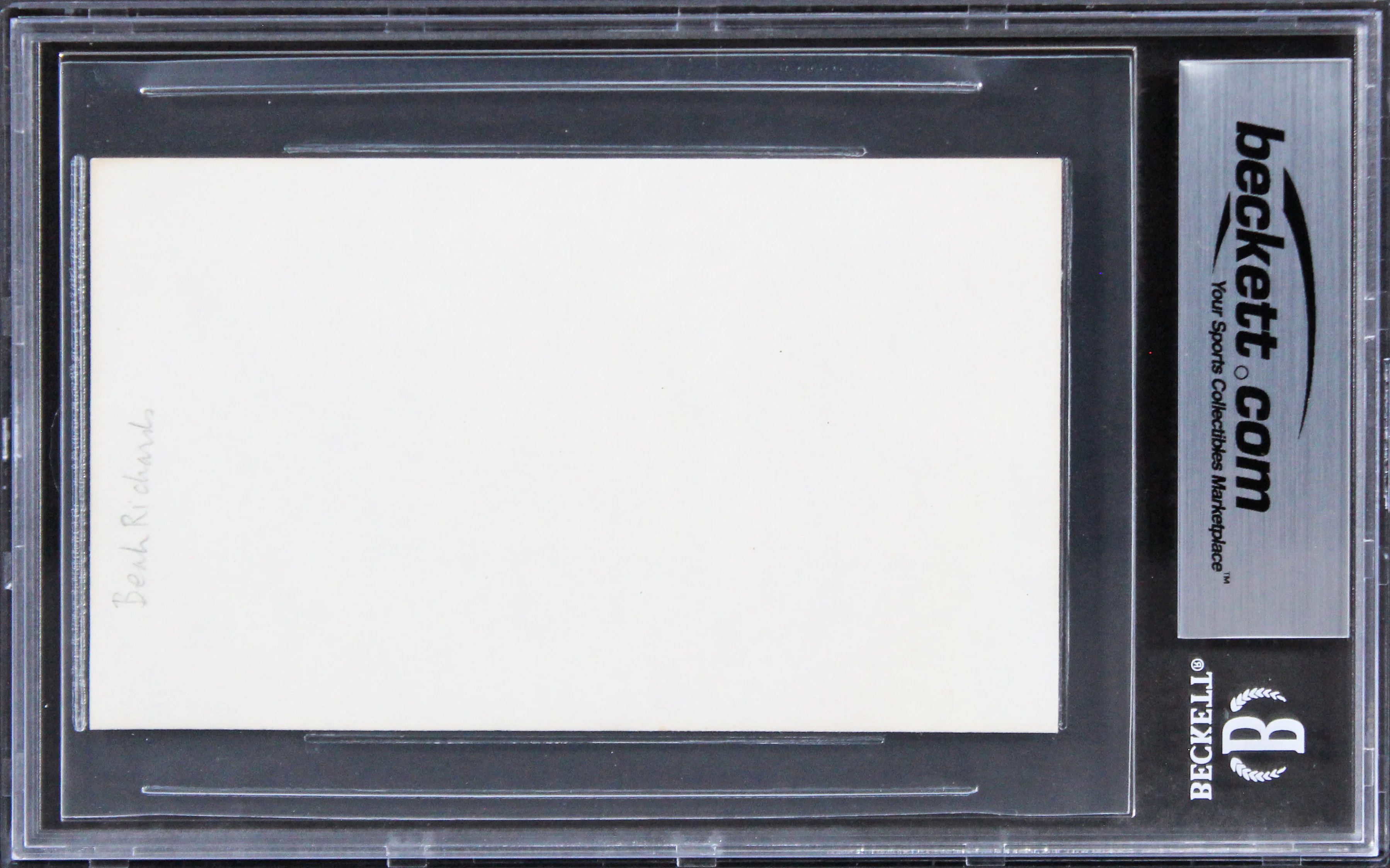 Beah Richards Guess Who's Coming to Dinner "Love" Signed 3x5 Index Card BAS Slab - Image 3