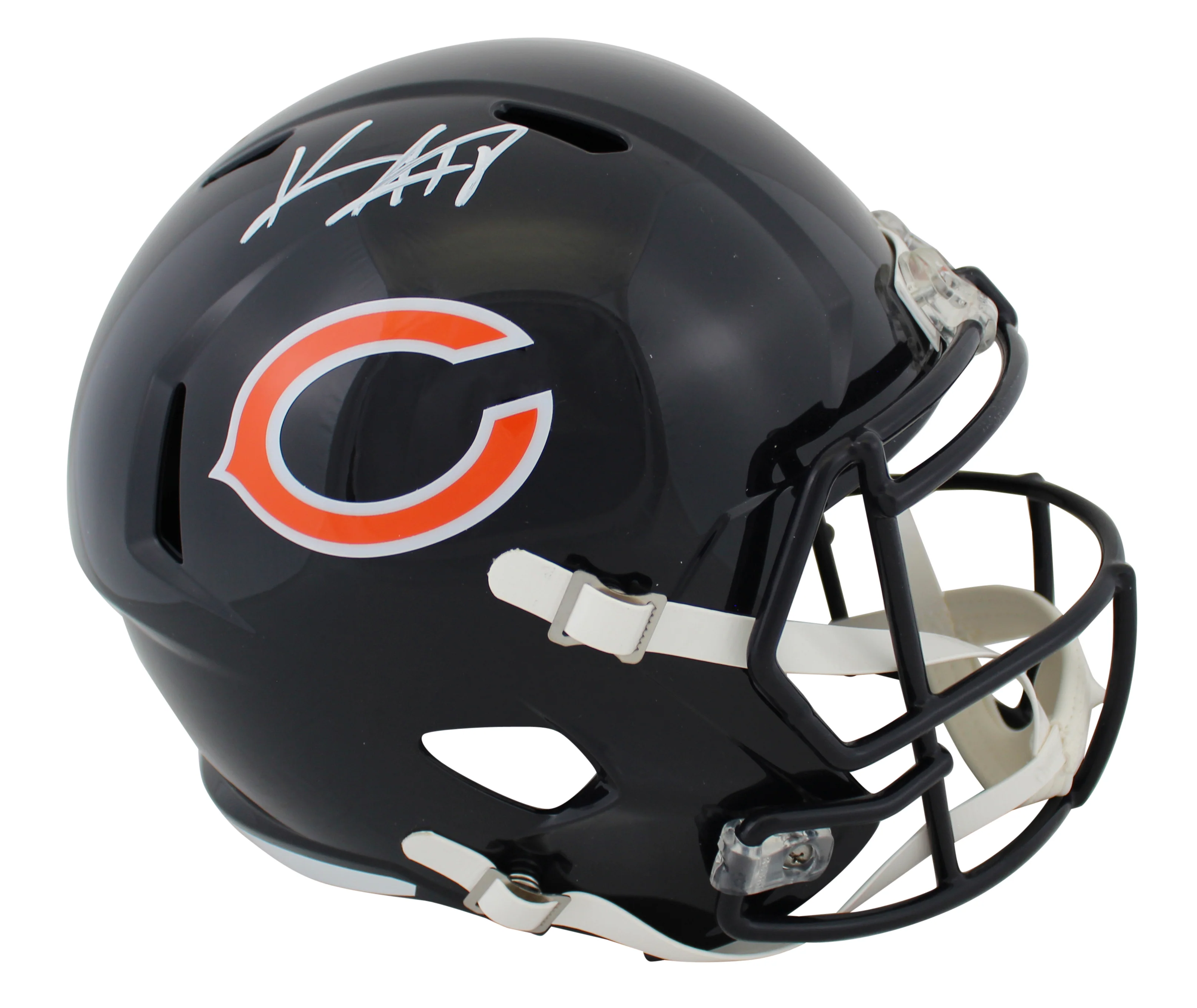 Bears Keenan Allen Signed Full Size Speed Rep Helmet W/ Case BAS Witnessed - Image 3