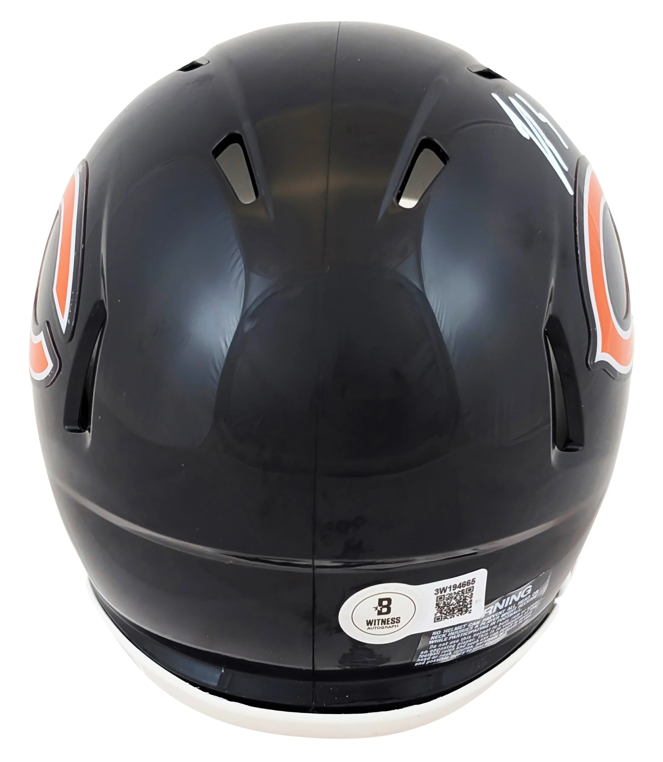 Bears Luther Burden III Authentic Signed Speed Mini Helmet W/ Case BAS Witnessed - Image 4