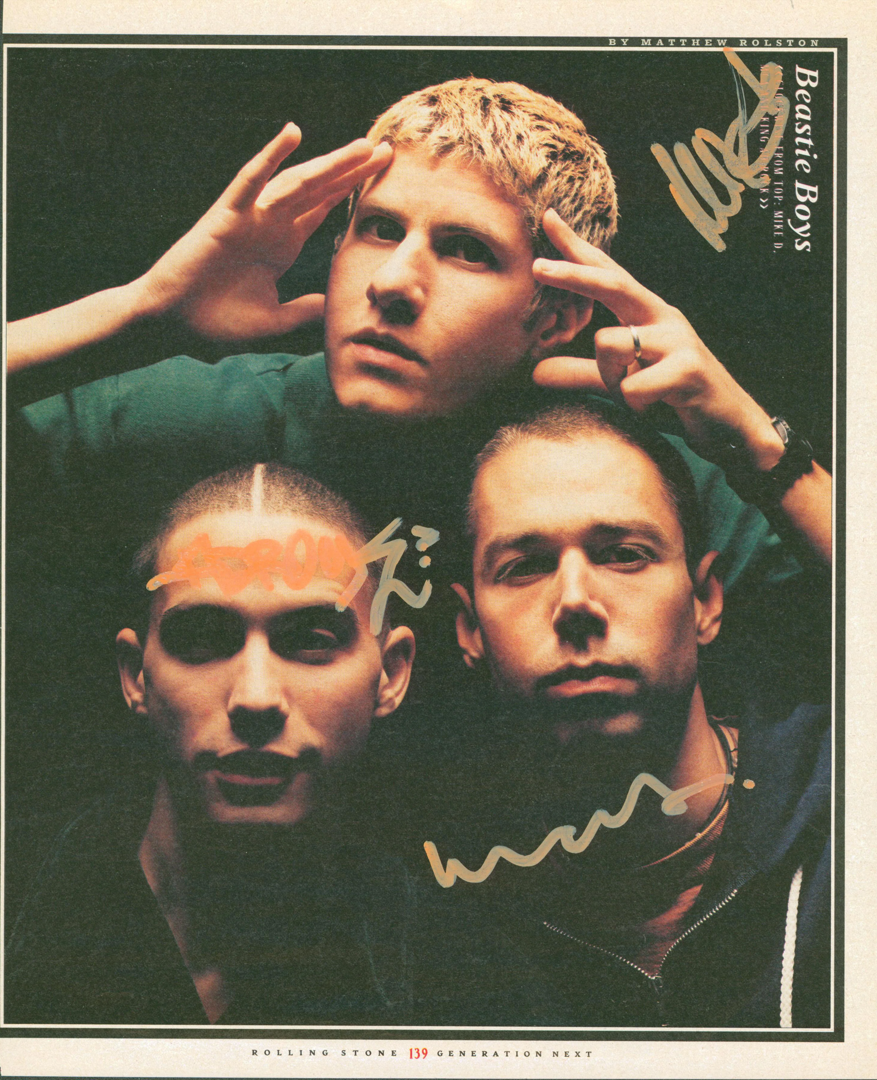 Beastie Boys Ad-Rock, MCA, and Mike D Signed 9.75x12 Magazine Page JSA #XX19659 - Image 2