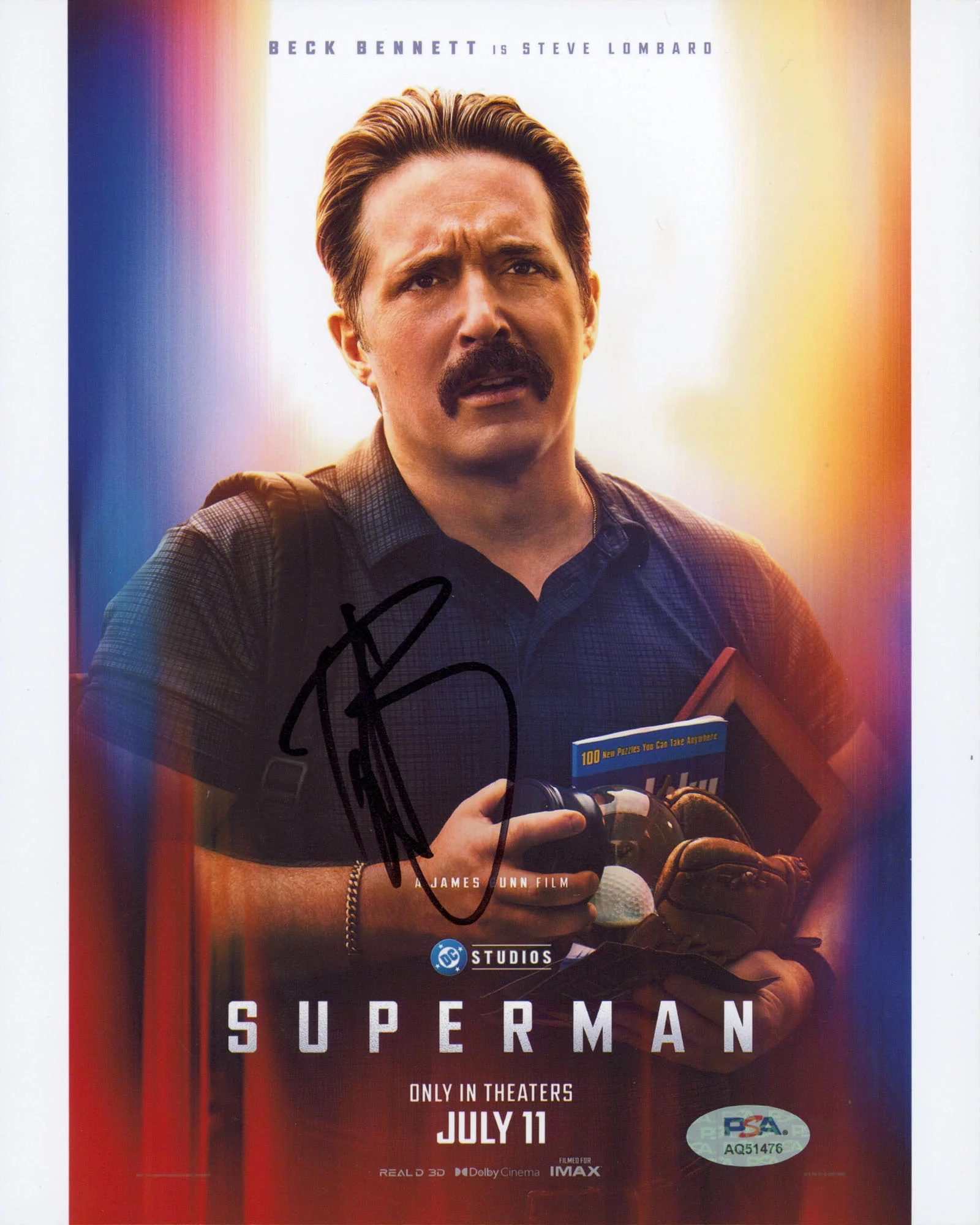 Beck Bennett Superman Authentic Signed 8x10 Vertical Photo PSA/DNA #AQ51476 - Image 2