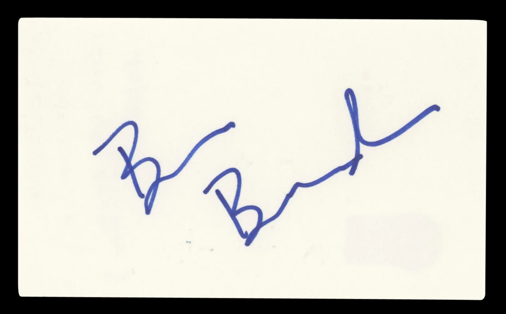 Ben Browder Farscape Authentic Signed 3x5 Index Card Autographed BAS #BV03462