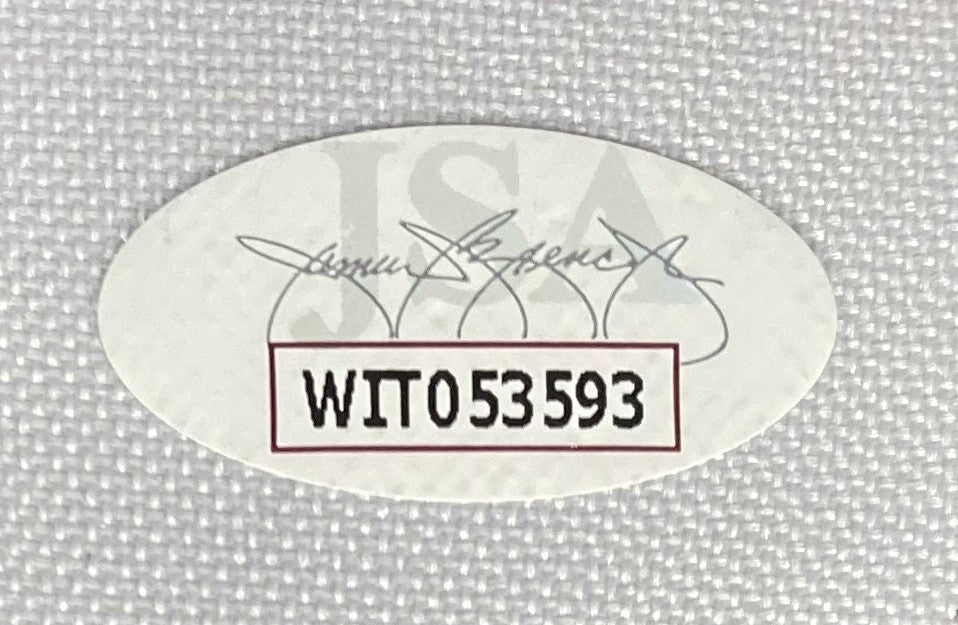 Ben Coates New England Signed Blue Football Jersey JSA Hologram - Image 4