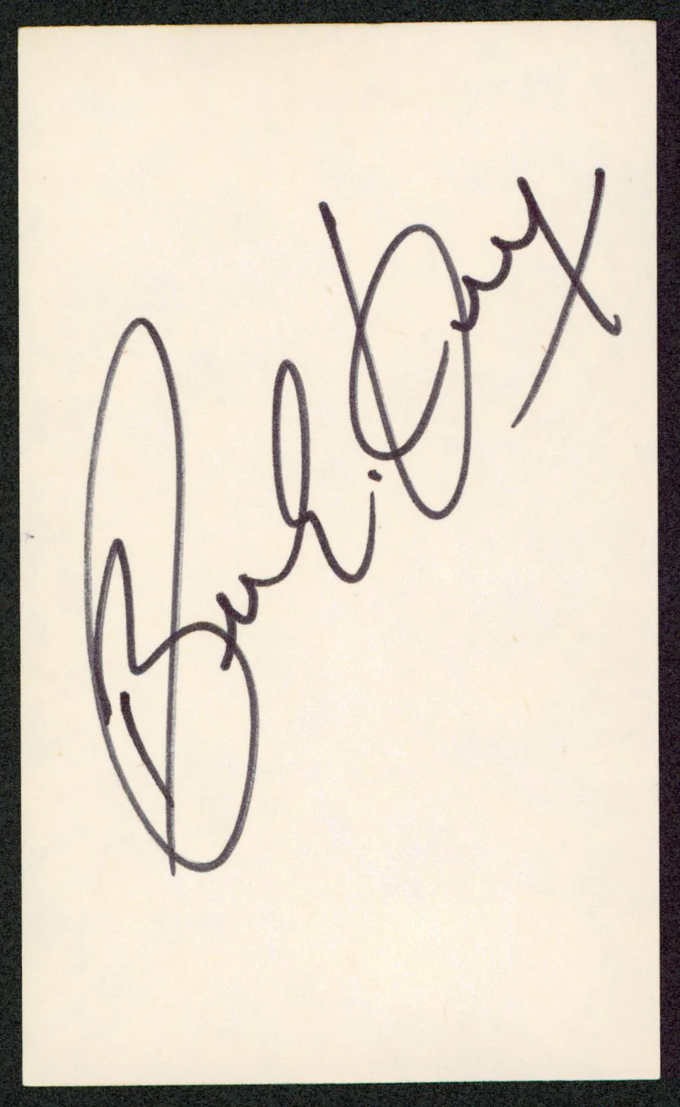 Ben E. King Musician Authentic Signed 3x5 Index Card Autographed BAS #BW35567