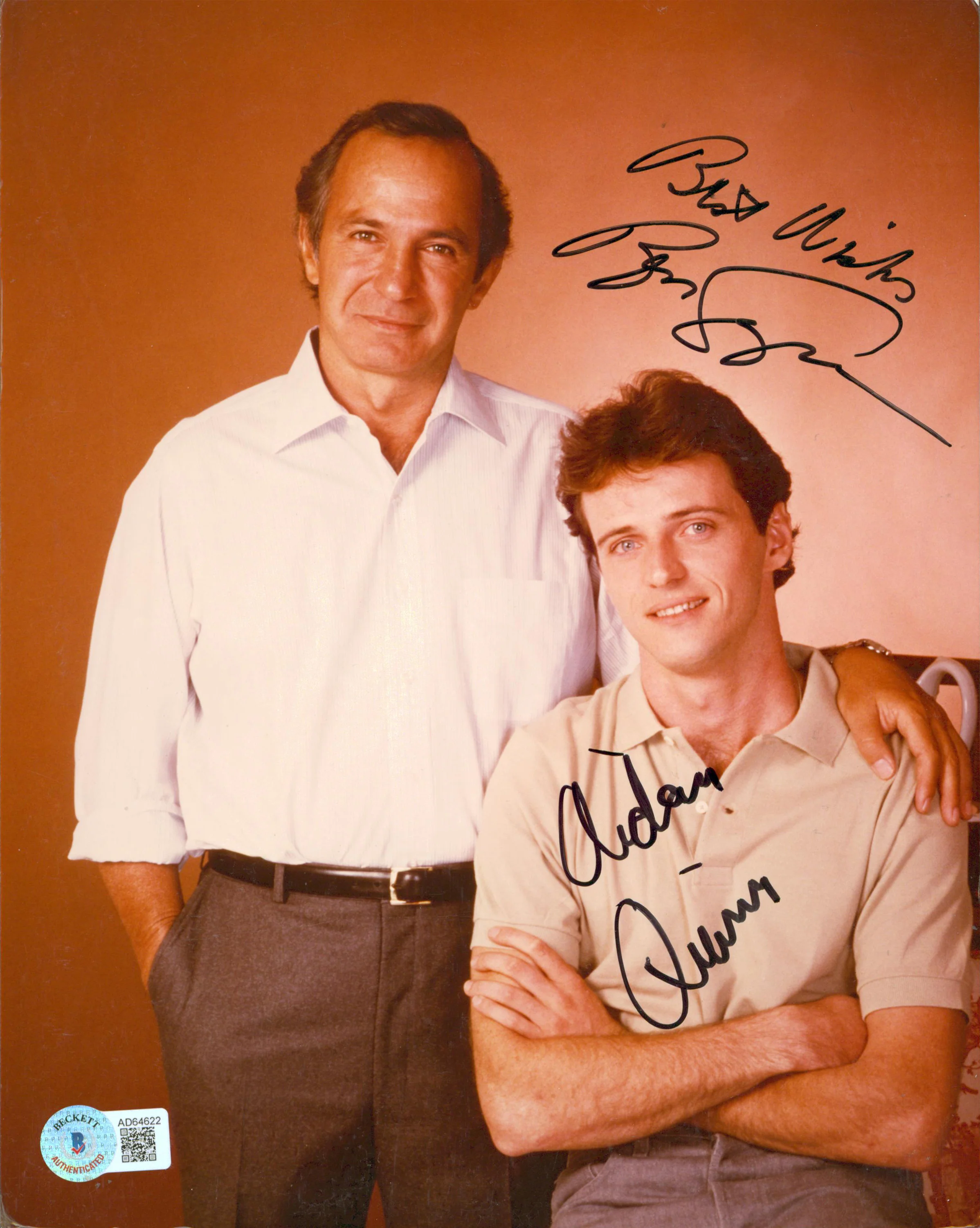 Ben Gazzara & Aidan Quinn Benny & Joon Authentic Signed 8x10 Photo BAS #AD64622 - Image 2