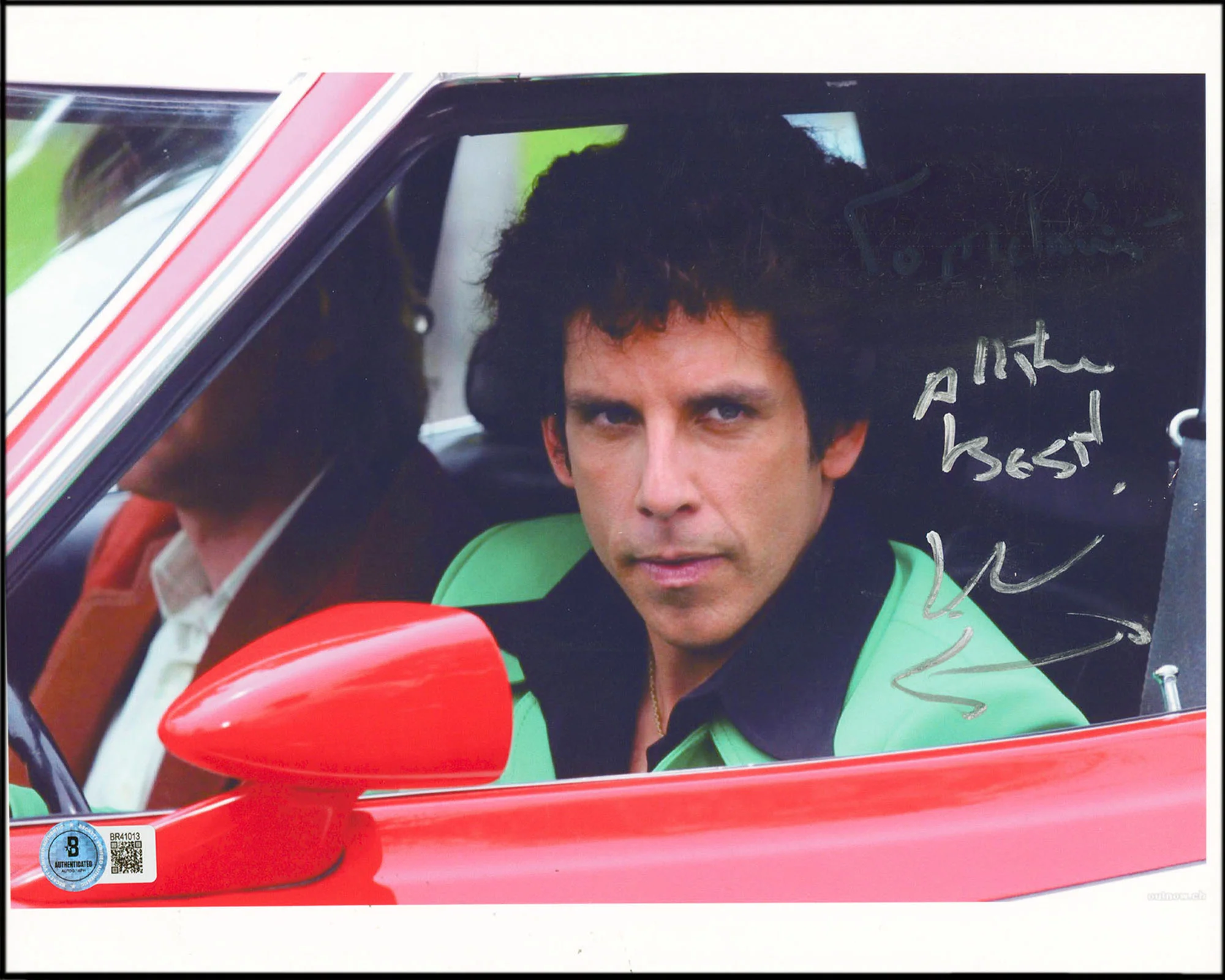 Ben Stiller Starsky & Hutch "All The Best" Signed 8.5x11 Photo BAS #BR41013 - Image 2