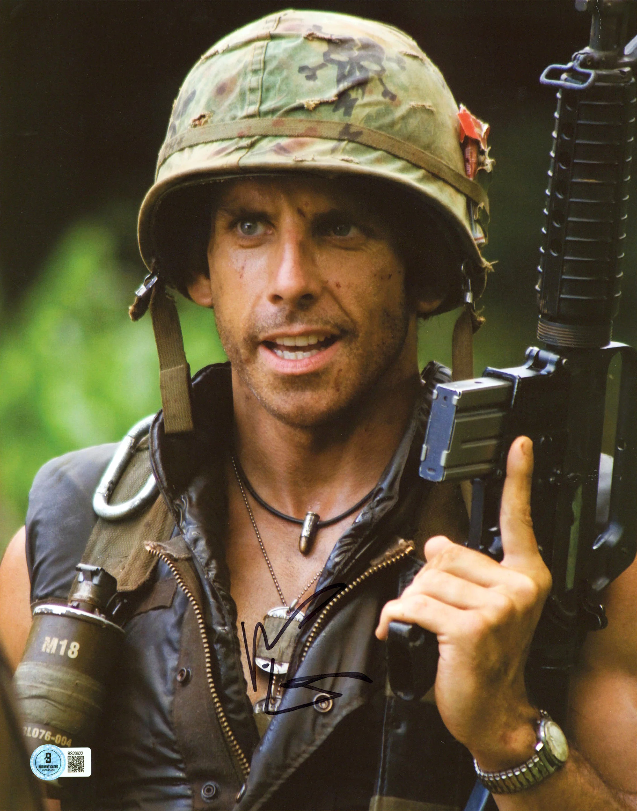 Ben Stiller Tropic Thunder Authentic Signed 11x14 Vertical Photo BAS #BS20622 - Image 2
