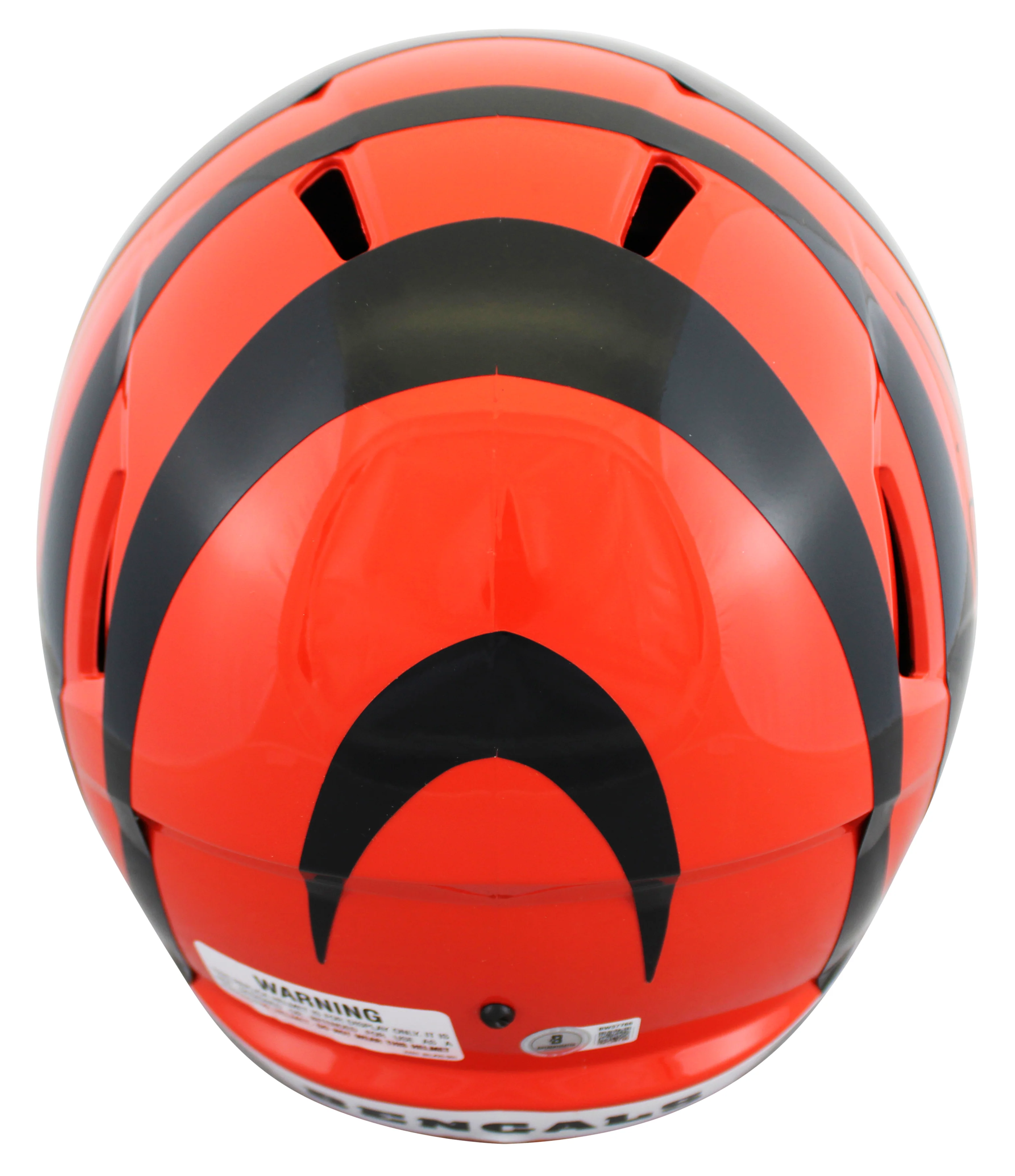 Bengals Boomer Esiason Authentic Signed Full Size Speed Rep Helmet W/ Case BAS - Image 4