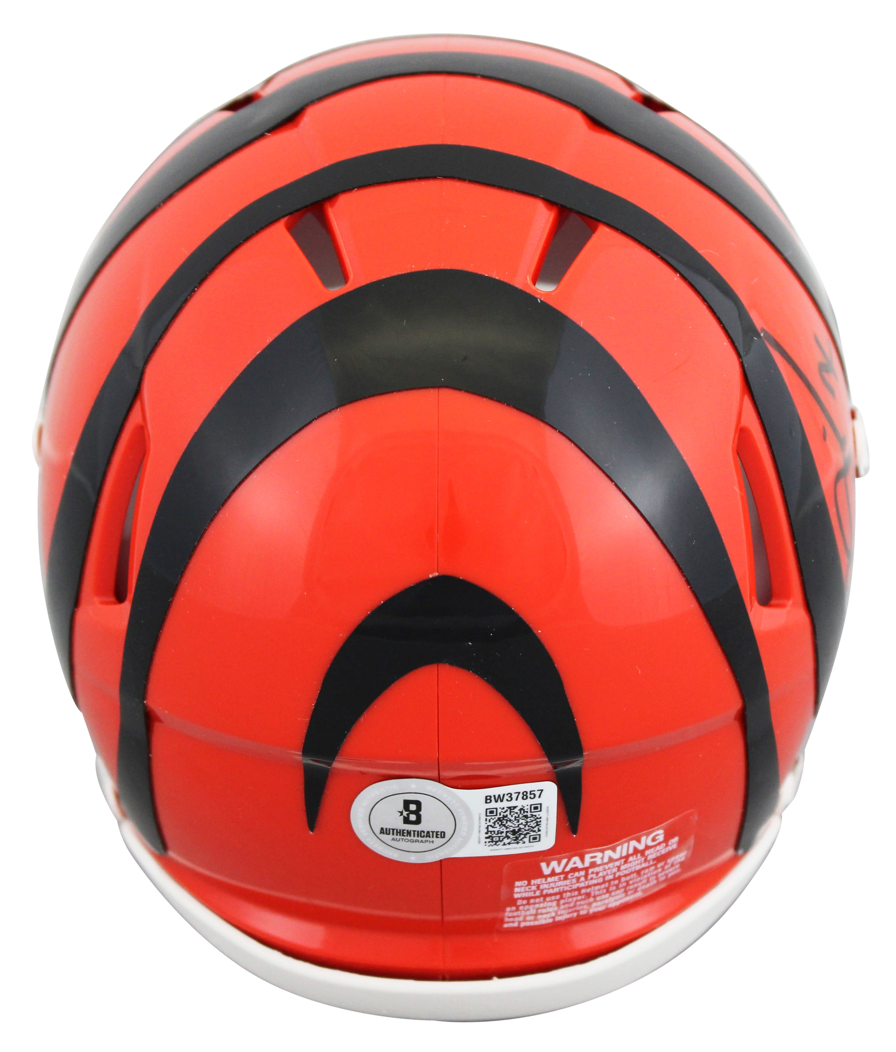 Bengals Boomer Esiason Authentic Signed Speed Mini Helmet W/ Case BAS - Image 4