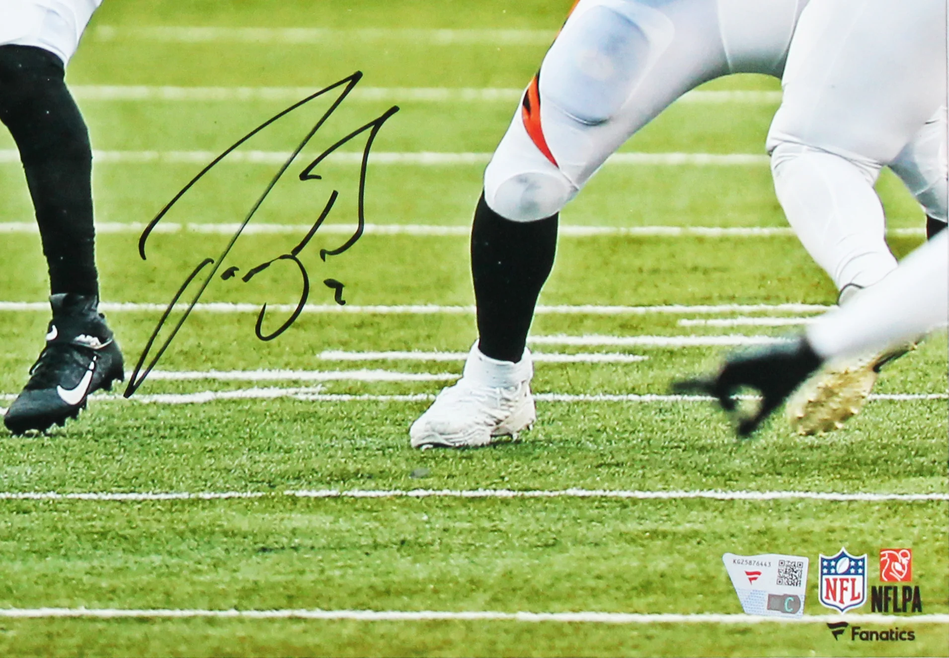 Bengals Joe Burrow Signed 16x20 Framed Horizontal Photo Vs Jaguars Fanatics - Image 3
