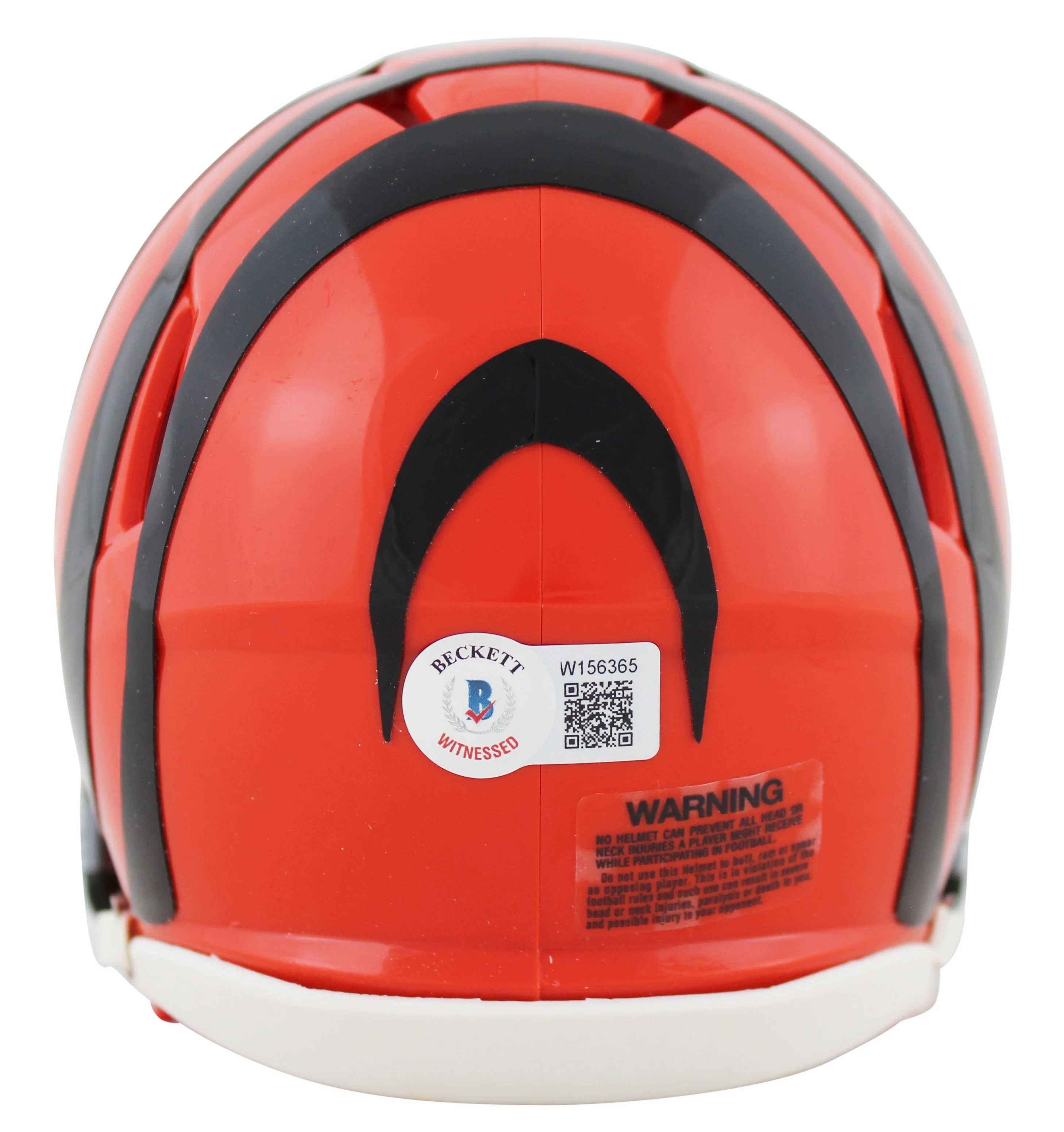 Bengals Joseph Ossai Authentic Signed Speed Mini Helmet BAS Witnessed - Image 3