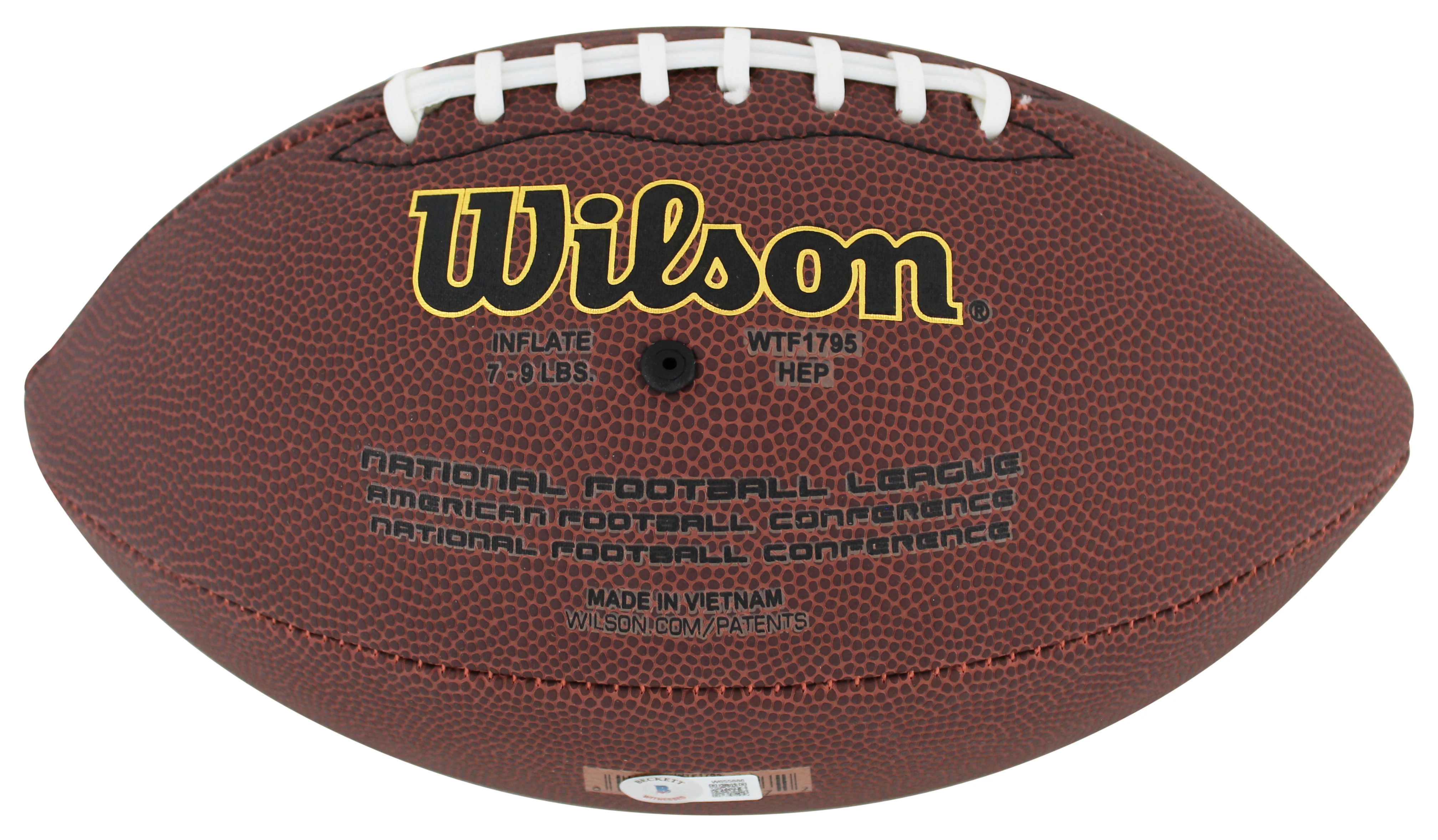 Bengals Joseph Ossai Authentic Signed Wilson Super Grip Nfl Football BAS Witness - Image 5