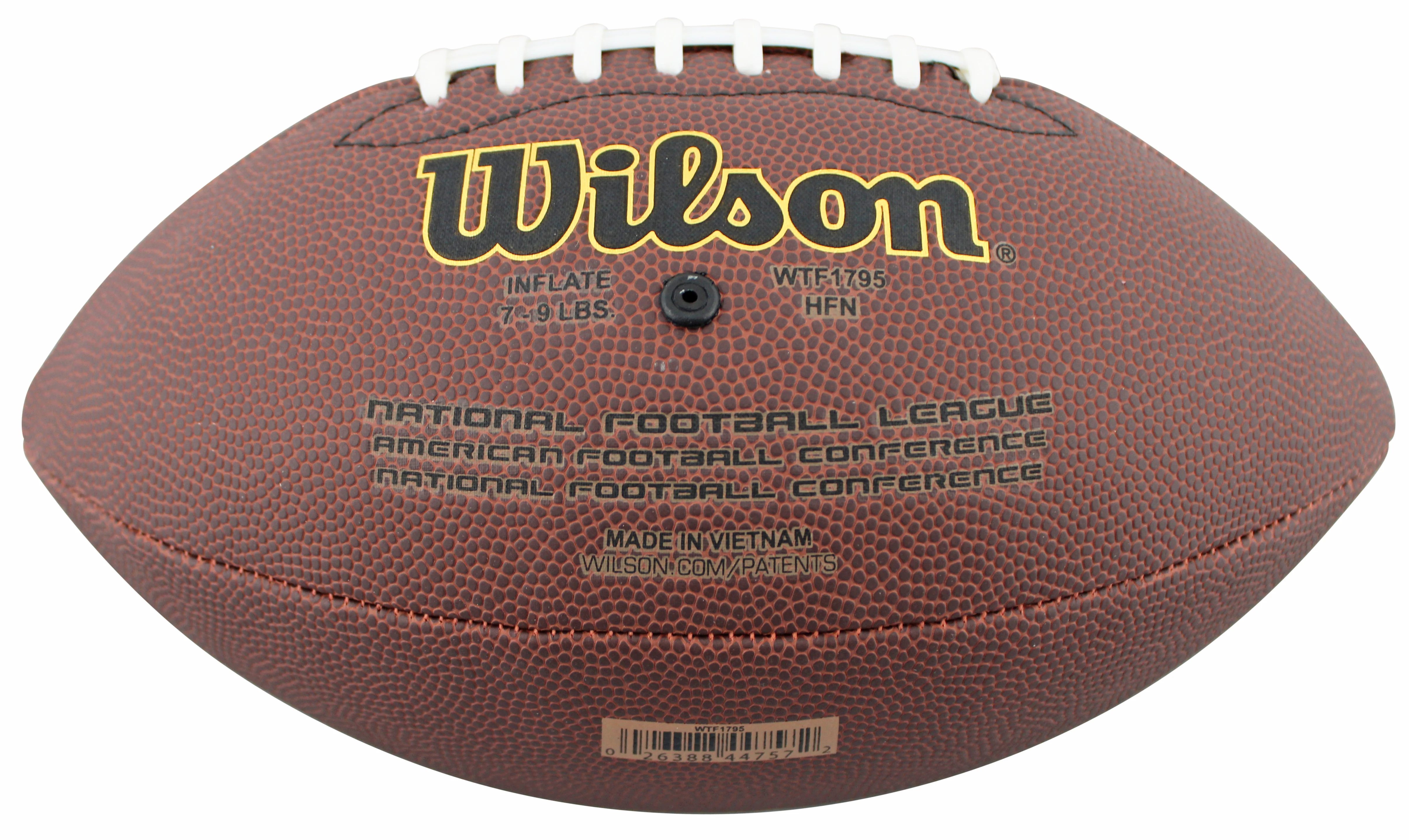 Bengals Joseph Ossai Signed Wilson Super Grip Football W/ Case BAS Witnessed - Image 5