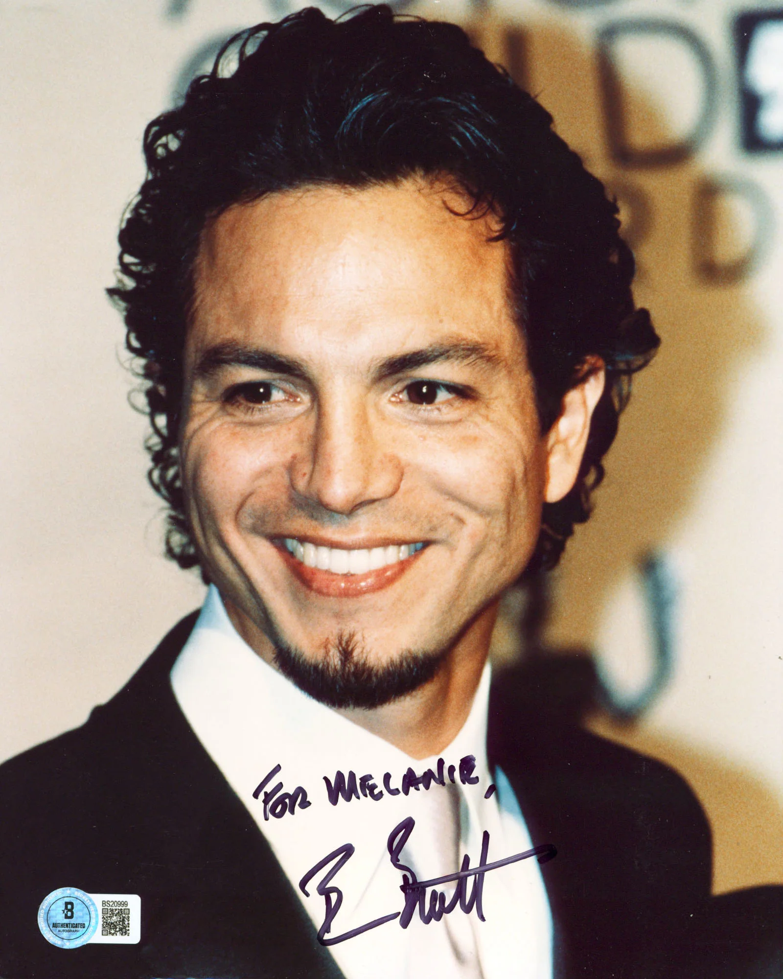 Benjamin Bratt After the Storm "For Melanie" Signed 8x10 Photo BAS #BS20999 - Image 2